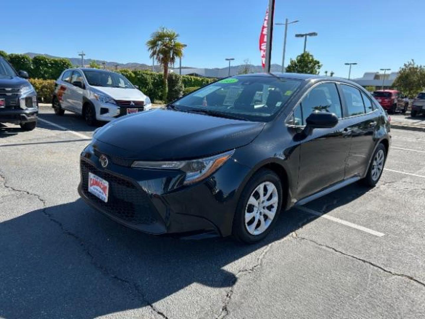 2022 BLACK Toyota Corolla (5YFEPMAE4NP) with an 4-Cyl 1.8 Liter engine, Automatic CVTi-S transmission, located at 412 Auto Vista Drive, Palmdale, 93551, (661) 945-0620, 34.592636, -118.136681 - Photo#5
