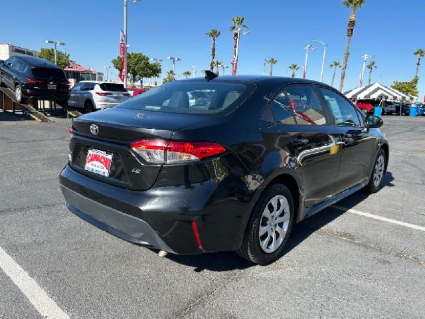 2022 BLACK Toyota Corolla (5YFEPMAE4NP) with an 4-Cyl 1.8 Liter engine, Automatic CVTi-S transmission, located at 412 Auto Vista Drive, Palmdale, 93551, (661) 945-0620, 34.592636, -118.136681 - Photo#10