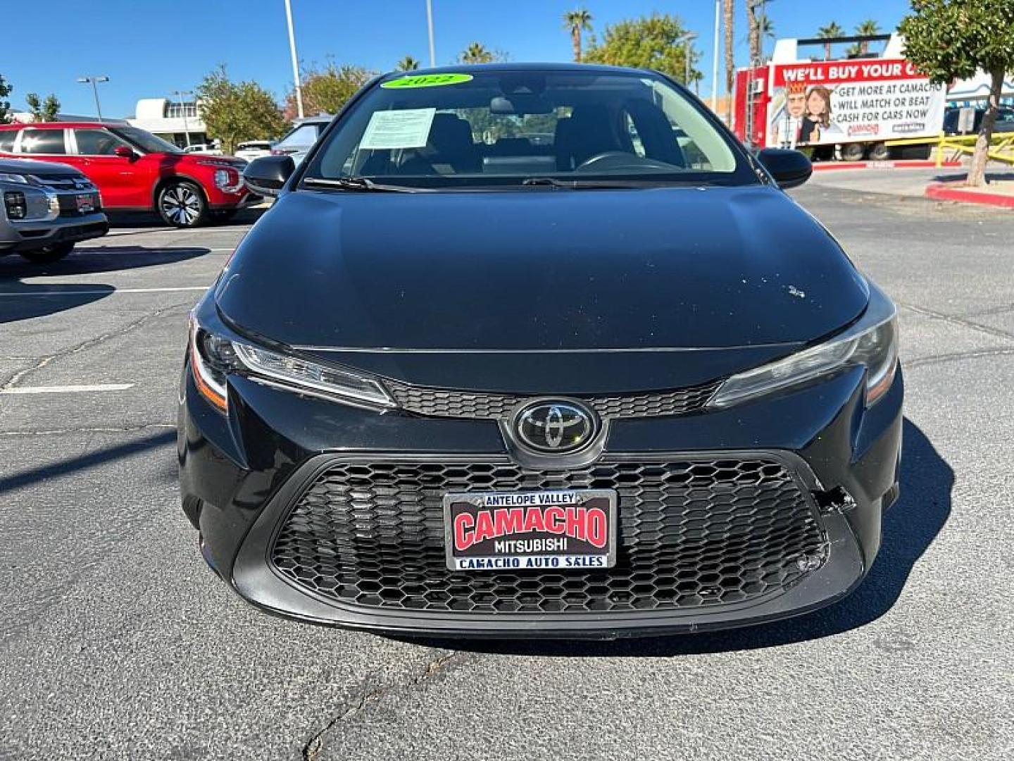 2022 BLACK Toyota Corolla (JTDEPMAE9NJ) with an 4-Cyl 1.8 Liter engine, Automatic CVTi-S transmission, located at 412 Auto Vista Drive, Palmdale, 93551, (661) 945-0620, 34.592636, -118.136681 - Photo#1