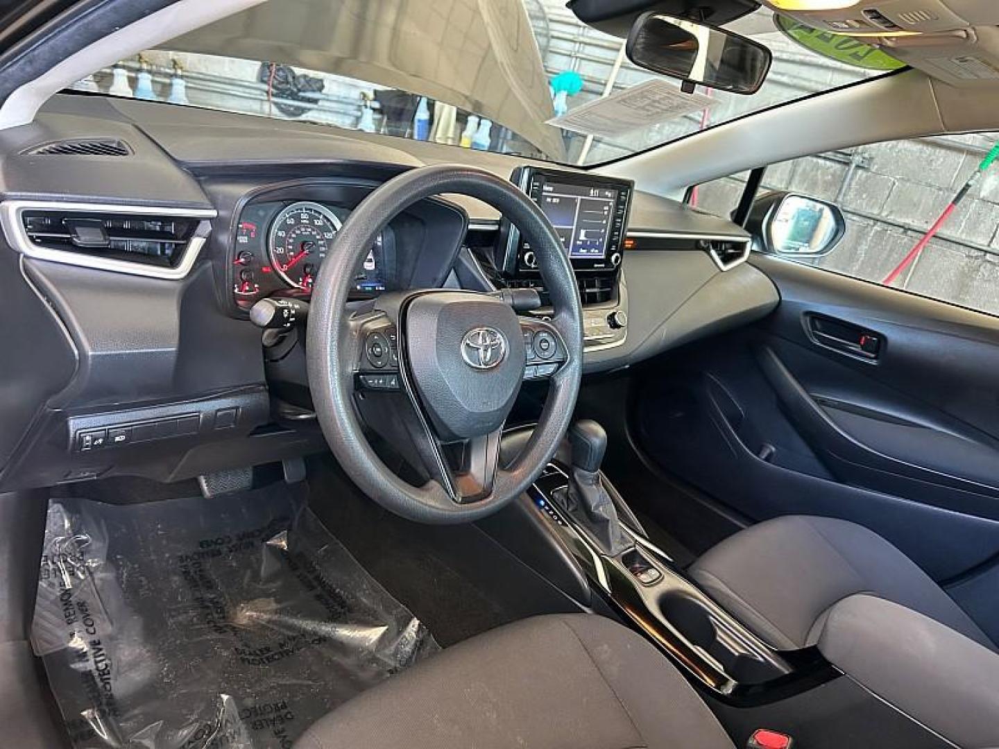 2022 BLACK Toyota Corolla (JTDEPMAE9NJ) with an 4-Cyl 1.8 Liter engine, Automatic CVTi-S transmission, located at 412 Auto Vista Drive, Palmdale, 93551, (661) 945-0620, 34.592636, -118.136681 - Photo#16