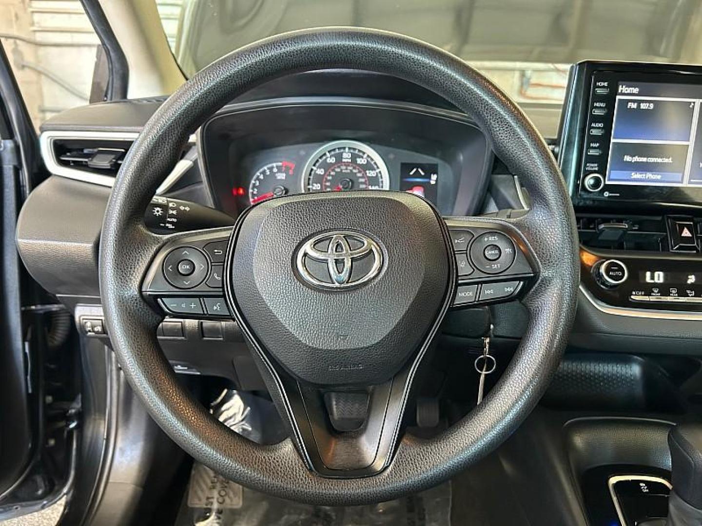 2022 BLACK Toyota Corolla (JTDEPMAE9NJ) with an 4-Cyl 1.8 Liter engine, Automatic CVTi-S transmission, located at 412 Auto Vista Drive, Palmdale, 93551, (661) 945-0620, 34.592636, -118.136681 - Photo#20