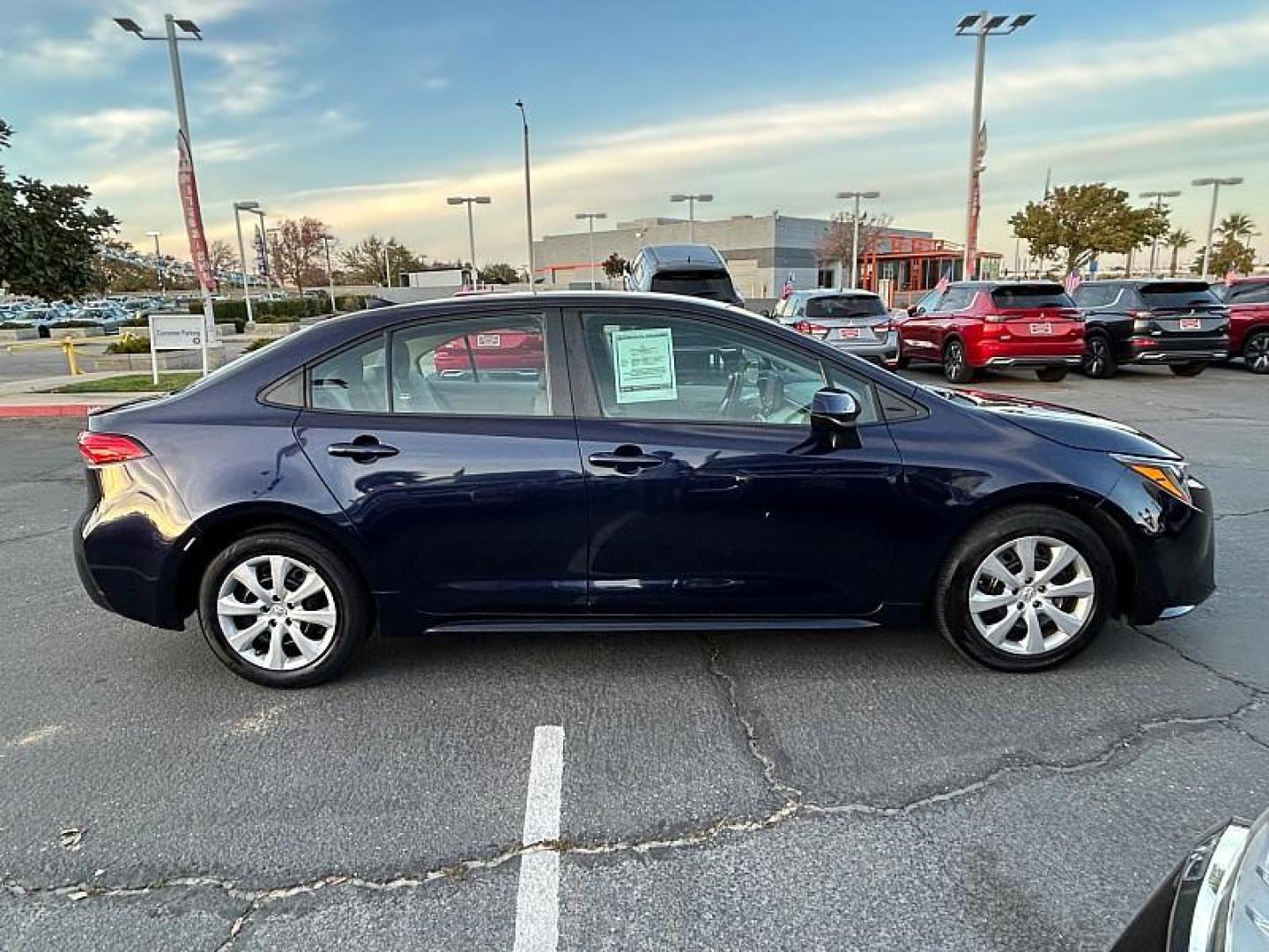 2022 BLUE Toyota Corolla (5YFEPMAE9NP) with an 4-Cyl 1.8 Liter engine, Automatic CVTi-S transmission, located at 412 Auto Vista Drive, Palmdale, 93551, (661) 945-0620, 34.592636, -118.136681 - Photo#5
