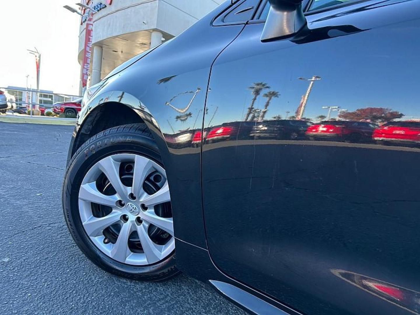 2022 BLACK Toyota Corolla (5YFEPMAE9NP) with an 4-Cyl 1.8 Liter engine, Automatic CVTi-S transmission, located at 412 Auto Vista Drive, Palmdale, 93551, (661) 945-0620, 34.592636, -118.136681 - Photo#13