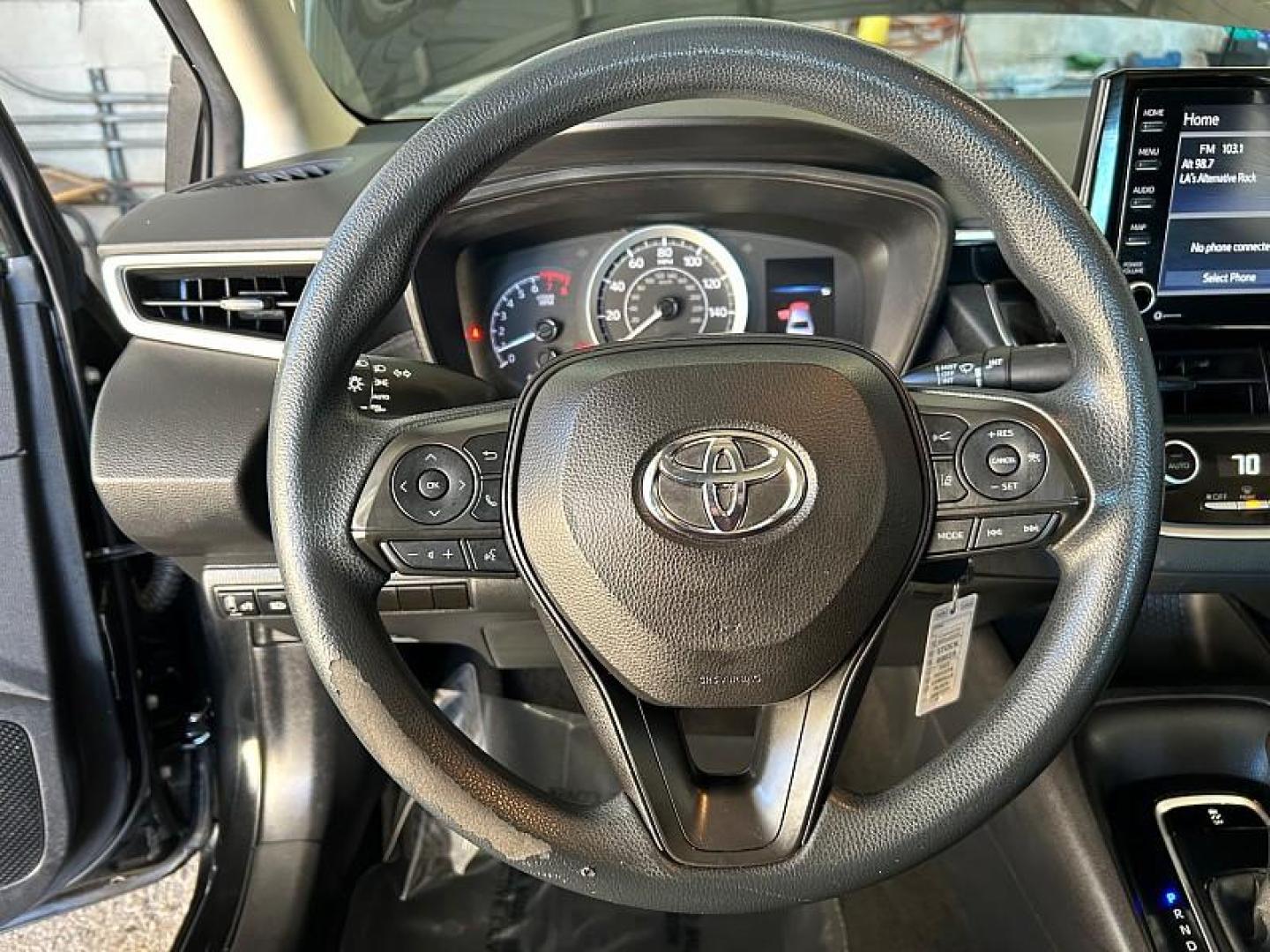 2022 BLACK Toyota Corolla (5YFEPMAE9NP) with an 4-Cyl 1.8 Liter engine, Automatic CVTi-S transmission, located at 412 Auto Vista Drive, Palmdale, 93551, (661) 945-0620, 34.592636, -118.136681 - Photo#22