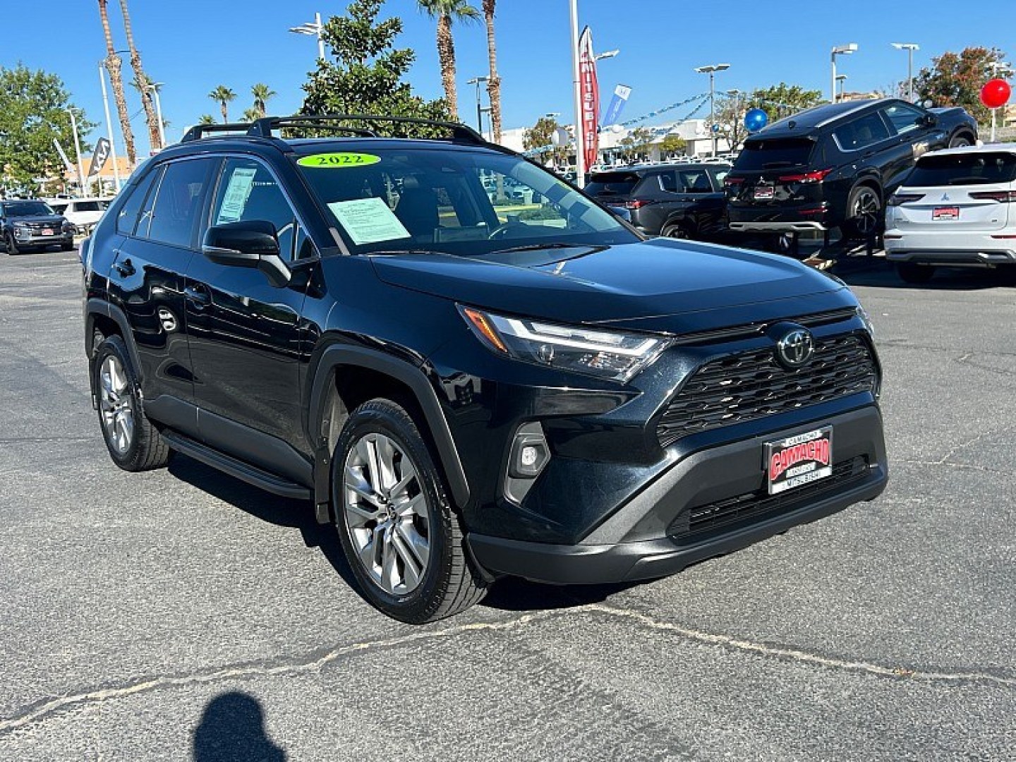 2022 BLACK Toyota RAV4 (2T3A1RFV1NC) with an 4-Cyl 2.5 Liter engine, Automatic 8-Spd w/Direct transmission, located at 412 Auto Vista Drive, Palmdale, 93551, (661) 945-0620, 34.592636, -118.136681- Photo#0