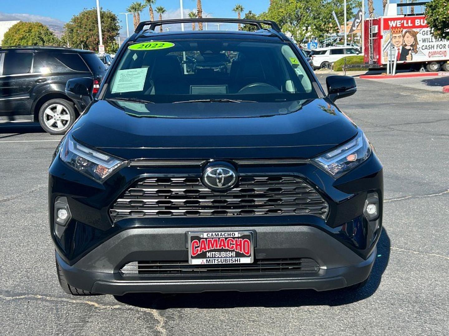 2022 BLACK Toyota RAV4 (2T3A1RFV1NC) with an 4-Cyl 2.5 Liter engine, Automatic 8-Spd w/Direct transmission, located at 412 Auto Vista Drive, Palmdale, 93551, (661) 945-0620, 34.592636, -118.136681- Photo#1
