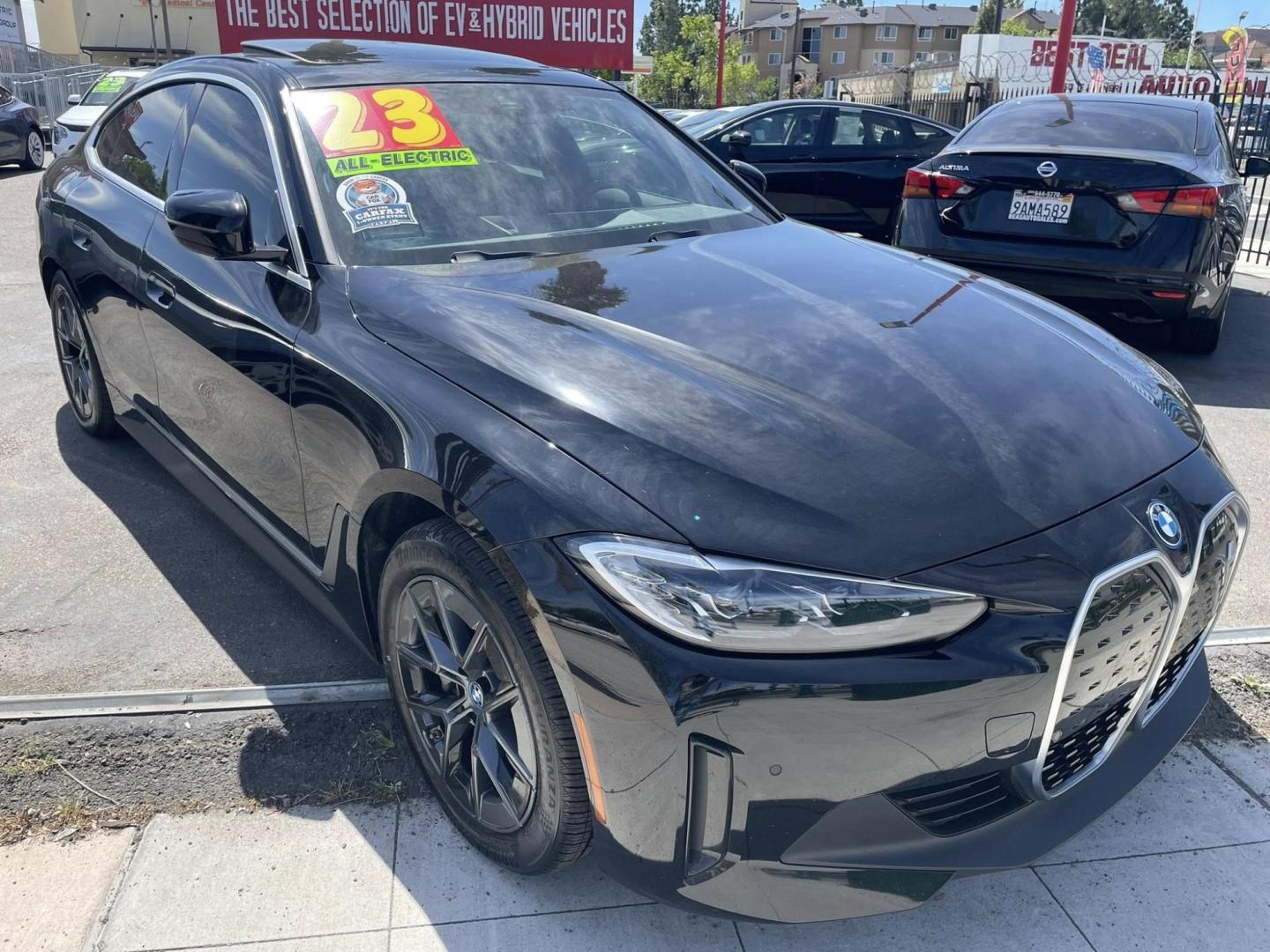 2023 BMW i4 eDrive35 (WBY43AW06PF) with an ELECTRIC engine, CVT transmission, located at 744 E Miner Ave, Stockton, CA, 95202, (209) 944-5770, 37.956863, -121.282082 - PLUS TAXES AND FEES NO CHARGER AVAILABLE - Photo#0