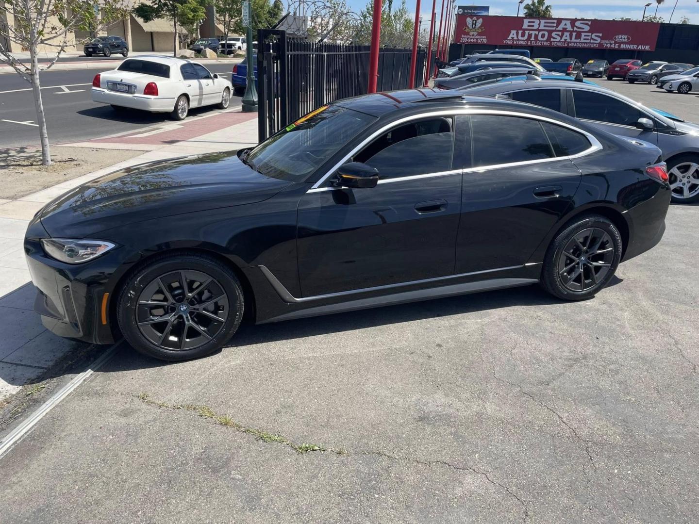 2023 BMW i4 eDrive35 (WBY43AW06PF) with an ELECTRIC engine, CVT transmission, located at 744 E Miner Ave, Stockton, CA, 95202, (209) 944-5770, 37.956863, -121.282082 - PLUS TAXES AND FEES NO CHARGER AVAILABLE - Photo#4