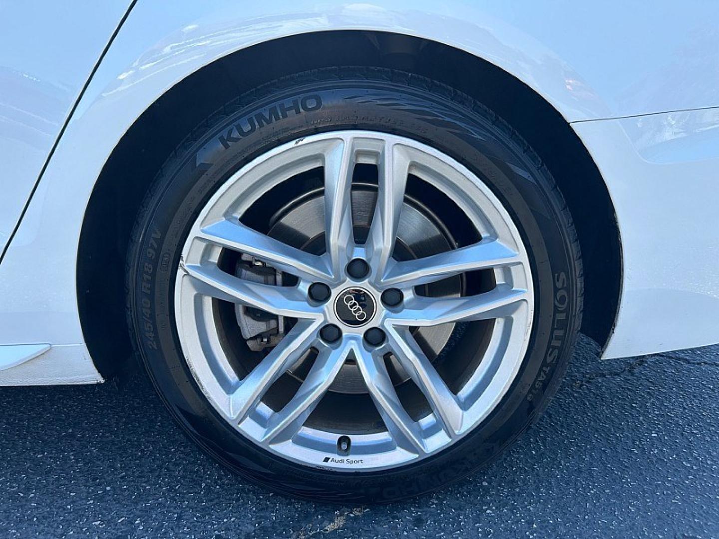 2023 White Audi A4 Sedan (WAUEAAF41PN) with an 4-Cyl Turbo 2.0L Hybrid engine, Automatic 7-Spd S tronic Dual-Clutch transmission, located at 412 Auto Vista Drive, Palmdale, 93551, (661) 945-0620, 34.592636, -118.136681- Photo#13