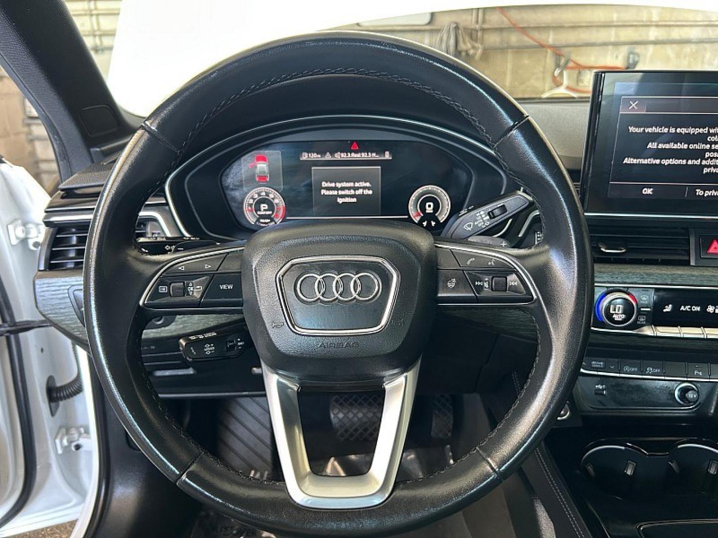 2023 White Audi A4 Sedan (WAUEAAF41PN) with an 4-Cyl Turbo 2.0L Hybrid engine, Automatic 7-Spd S tronic Dual-Clutch transmission, located at 412 Auto Vista Drive, Palmdale, 93551, (661) 945-0620, 34.592636, -118.136681- Photo#21