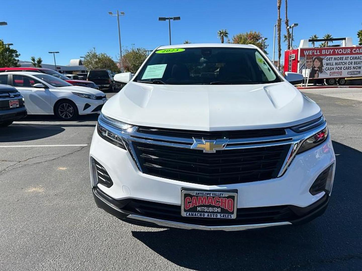 2023 WHITE Chevrolet Equinox (3GNAXKEG8PS) with an 4-Cyl Turbo 1.5 Liter engine, Automatic 6-Spd w/Overdrive transmission, located at 412 Auto Vista Drive, Palmdale, 93551, (661) 945-0620, 34.592636, -118.136681 - Photo#1