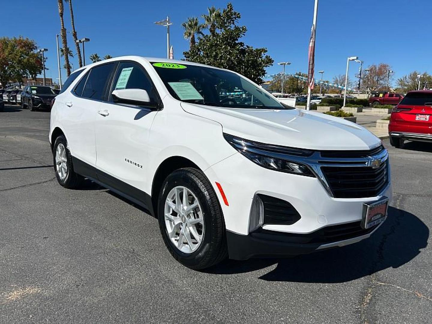 2023 WHITE Chevrolet Equinox (3GNAXKEG8PS) with an 4-Cyl Turbo 1.5 Liter engine, Automatic 6-Spd w/Overdrive transmission, located at 412 Auto Vista Drive, Palmdale, 93551, (661) 945-0620, 34.592636, -118.136681 - Photo#0