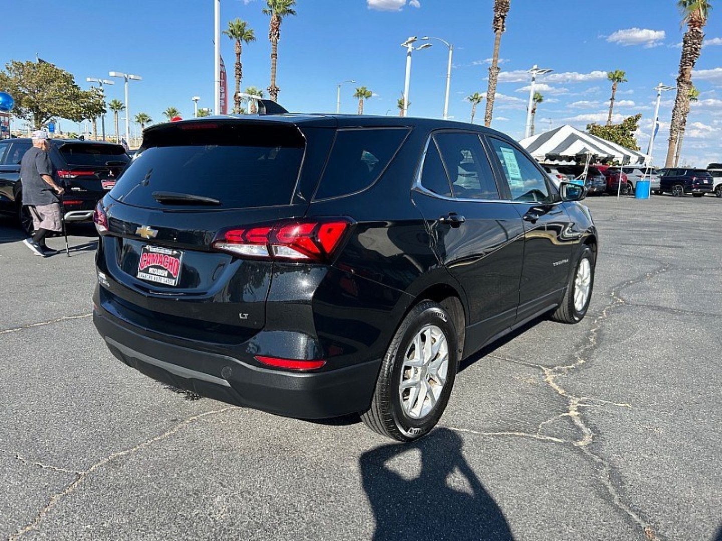 2023 Black Chevrolet Equinox (3GNAXKEG0PL) with an 4-Cyl Turbo 1.5 Liter engine, Automatic 6-Spd w/Overdrive transmission, located at 412 Auto Vista Drive, Palmdale, 93551, (661) 945-0620, 34.592636, -118.136681- Photo#7
