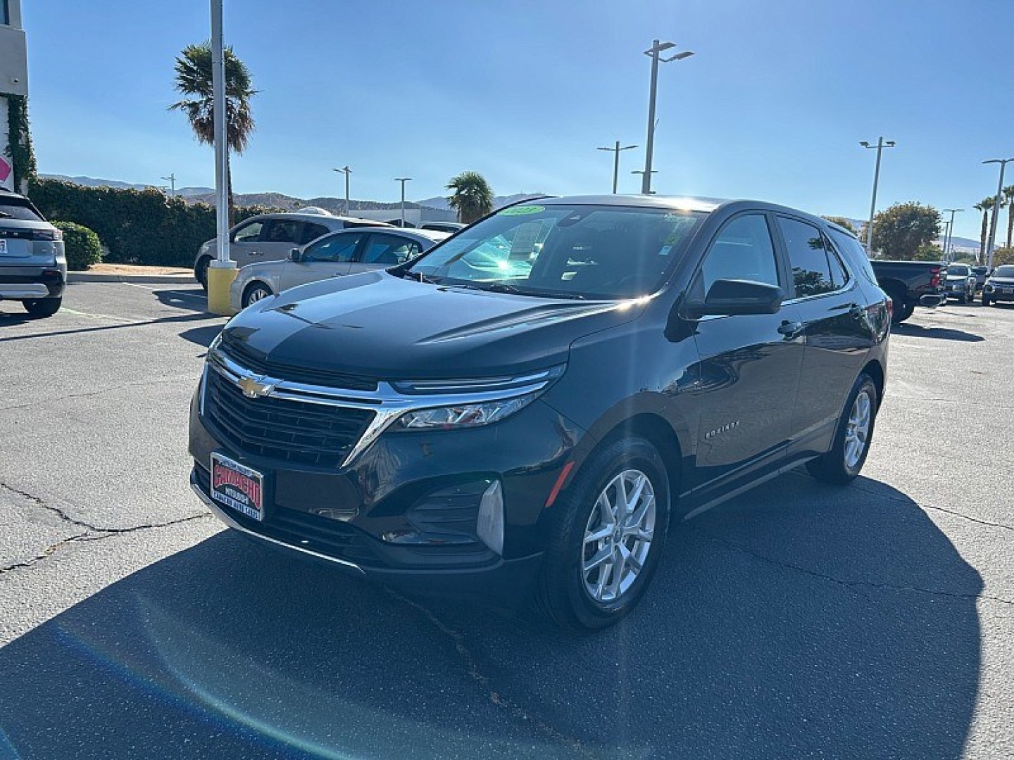 2023 Black Chevrolet Equinox (3GNAXKEG0PL) with an 4-Cyl Turbo 1.5 Liter engine, Automatic 6-Spd w/Overdrive transmission, located at 412 Auto Vista Drive, Palmdale, 93551, (661) 945-0620, 34.592636, -118.136681- Photo#2