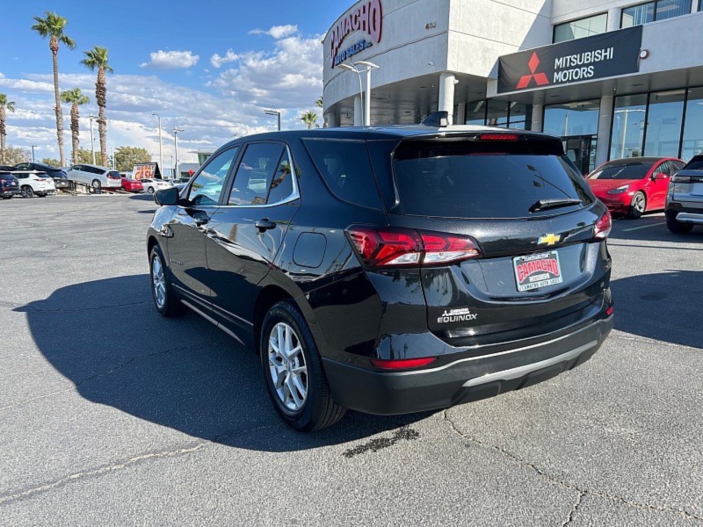 2023 Black Chevrolet Equinox (3GNAXKEG0PL) with an 4-Cyl Turbo 1.5 Liter engine, Automatic 6-Spd w/Overdrive transmission, located at 412 Auto Vista Drive, Palmdale, 93551, (661) 945-0620, 34.592636, -118.136681- Photo#4