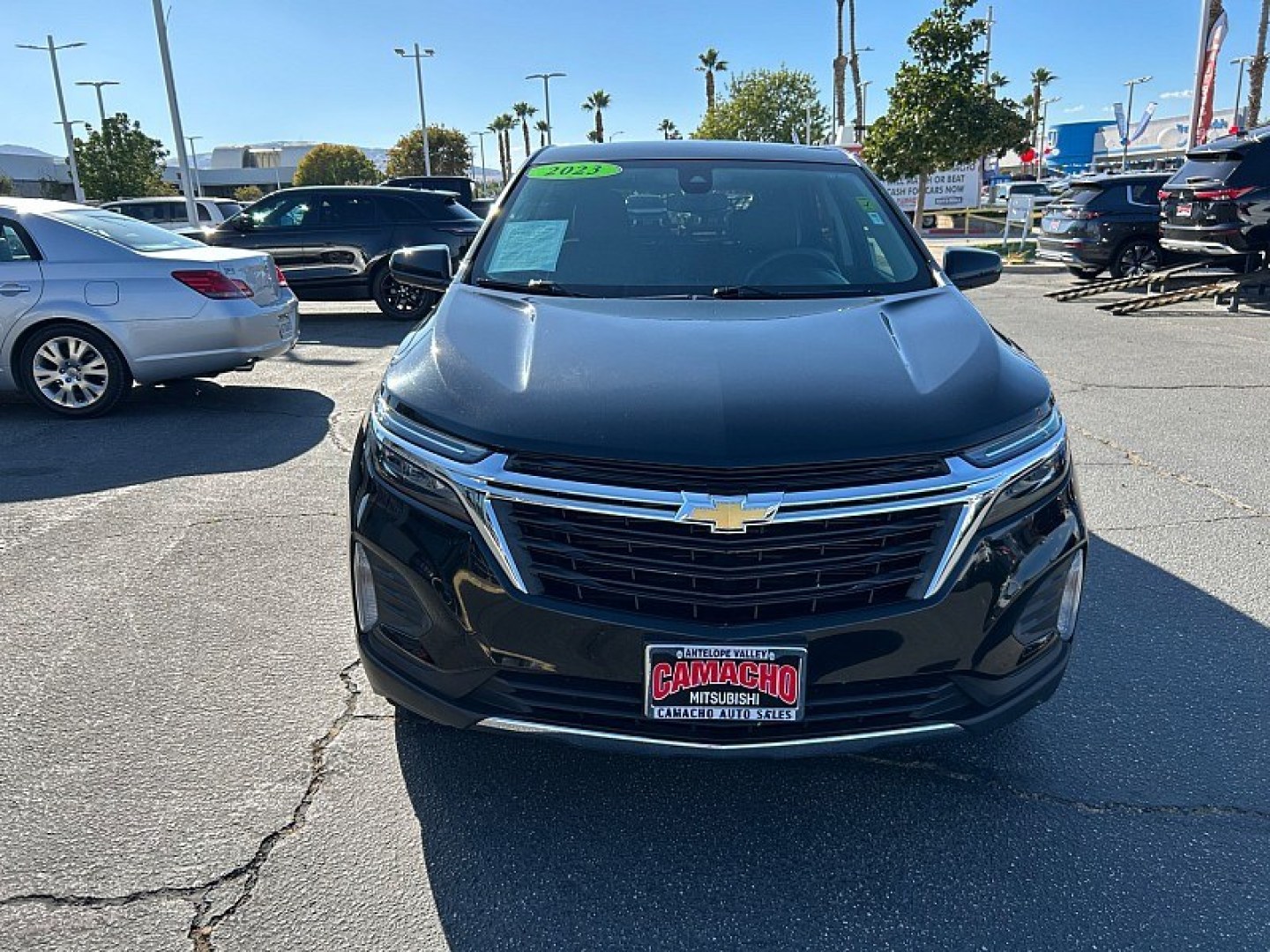 2023 Black Chevrolet Equinox (3GNAXKEG0PL) with an 4-Cyl Turbo 1.5 Liter engine, Automatic 6-Spd w/Overdrive transmission, located at 412 Auto Vista Drive, Palmdale, 93551, (661) 945-0620, 34.592636, -118.136681- Photo#1