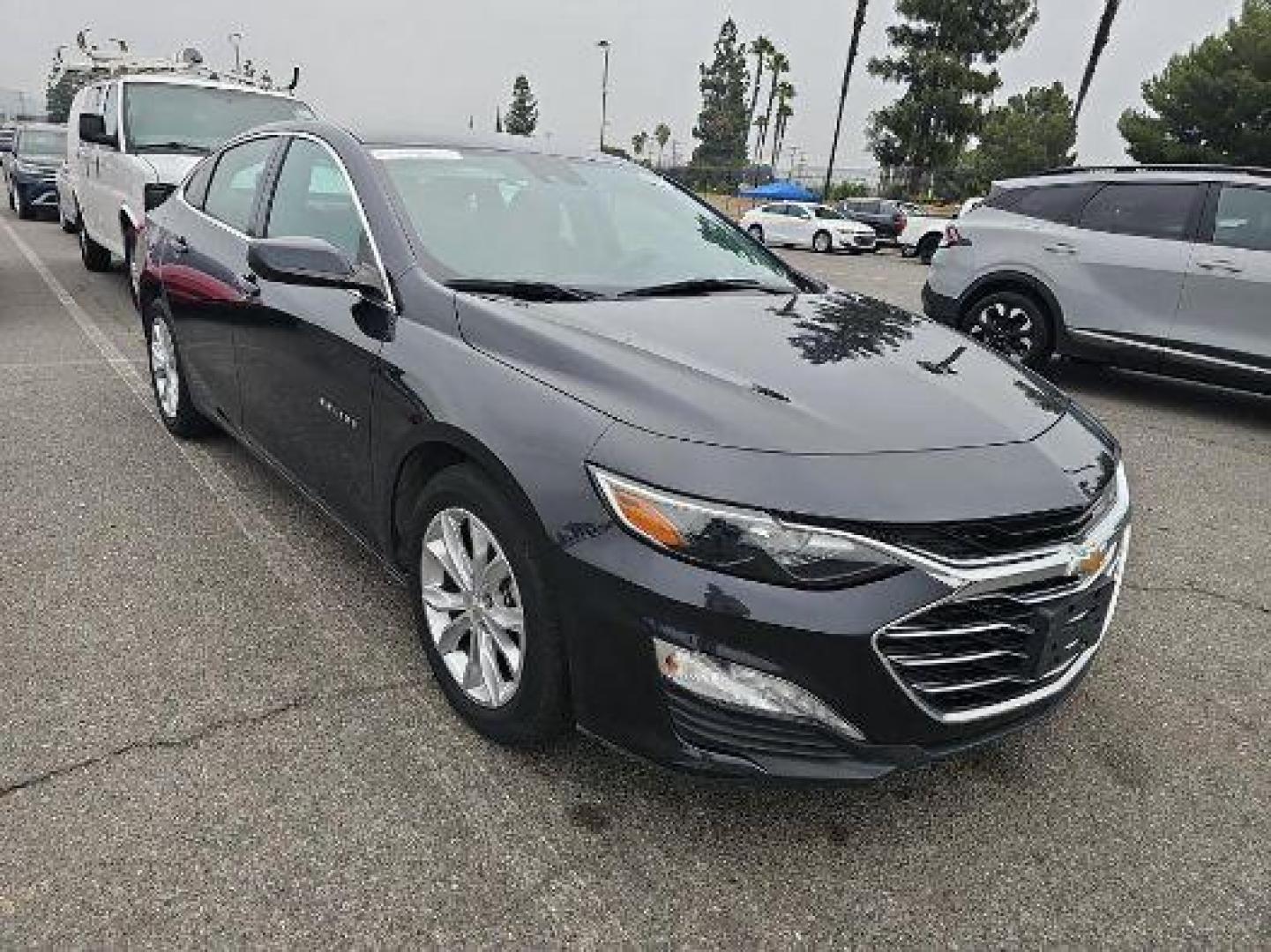 2023 BLACK Chevrolet Malibu (1G1ZD5ST6PF) with an 4-Cyl Turbo 1.5 Liter engine, Automatic CVT transmission, located at 412 Auto Vista Drive, Palmdale, 93551, (661) 945-0620, 34.592636, -118.136681 - Photo#2