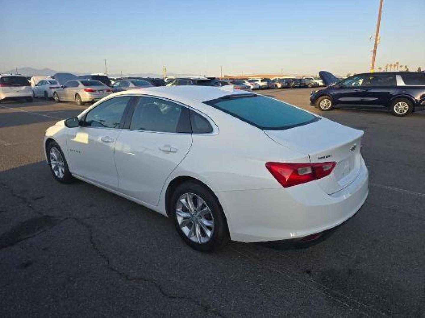 2023 WHITE Chevrolet Malibu (1G1ZD5ST8PF) with an 4-Cyl Turbo 1.5 Liter engine, Automatic CVT transmission, located at 412 Auto Vista Drive, Palmdale, 93551, (661) 945-0620, 34.592636, -118.136681 - Photo#0