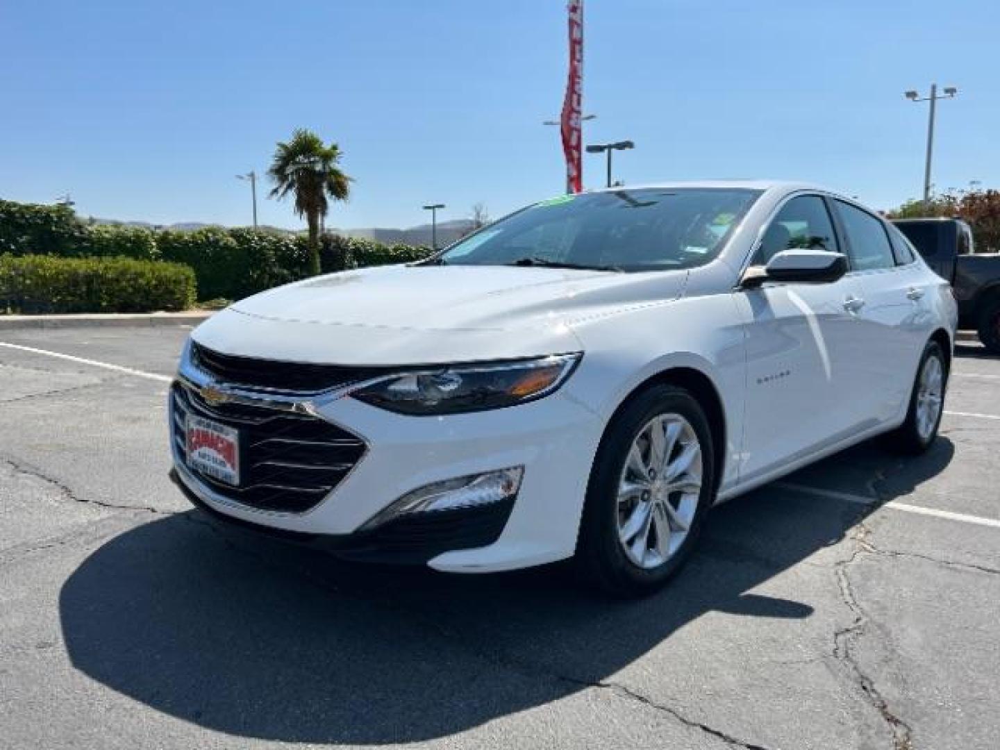 2023 WHITE Chevrolet Malibu (1G1ZD5ST2PF) with an 4-Cyl Turbo 1.5 Liter engine, Automatic CVT transmission, located at 412 Auto Vista Drive, Palmdale, 93551, (661) 945-0620, 34.592636, -118.136681 - Photo#2