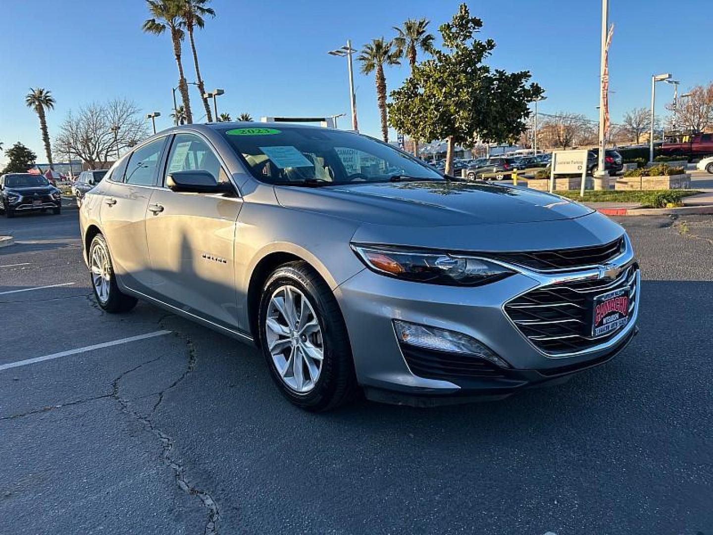 2023 GRAY Chevrolet Malibu (1G1ZD5ST2PF) with an 4-Cyl Turbo 1.5 Liter engine, Automatic CVT transmission, located at 412 Auto Vista Drive, Palmdale, 93551, (661) 945-0620, 34.592636, -118.136681 - Photo#1
