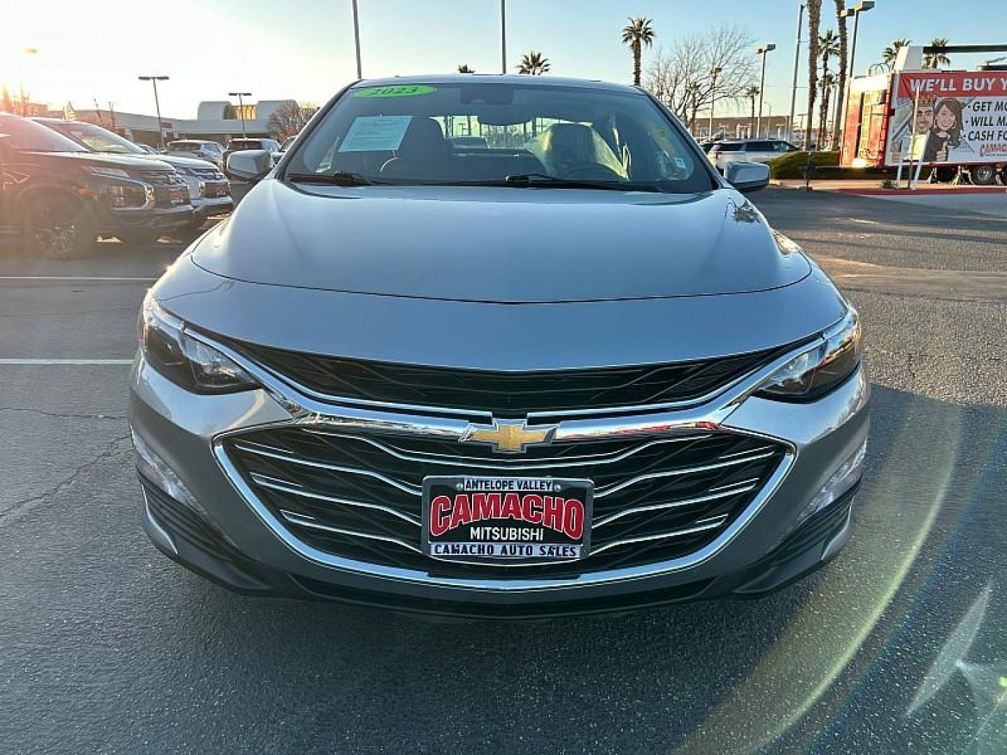 2023 GRAY Chevrolet Malibu (1G1ZD5ST2PF) with an 4-Cyl Turbo 1.5 Liter engine, Automatic CVT transmission, located at 412 Auto Vista Drive, Palmdale, 93551, (661) 945-0620, 34.592636, -118.136681 - Photo#3