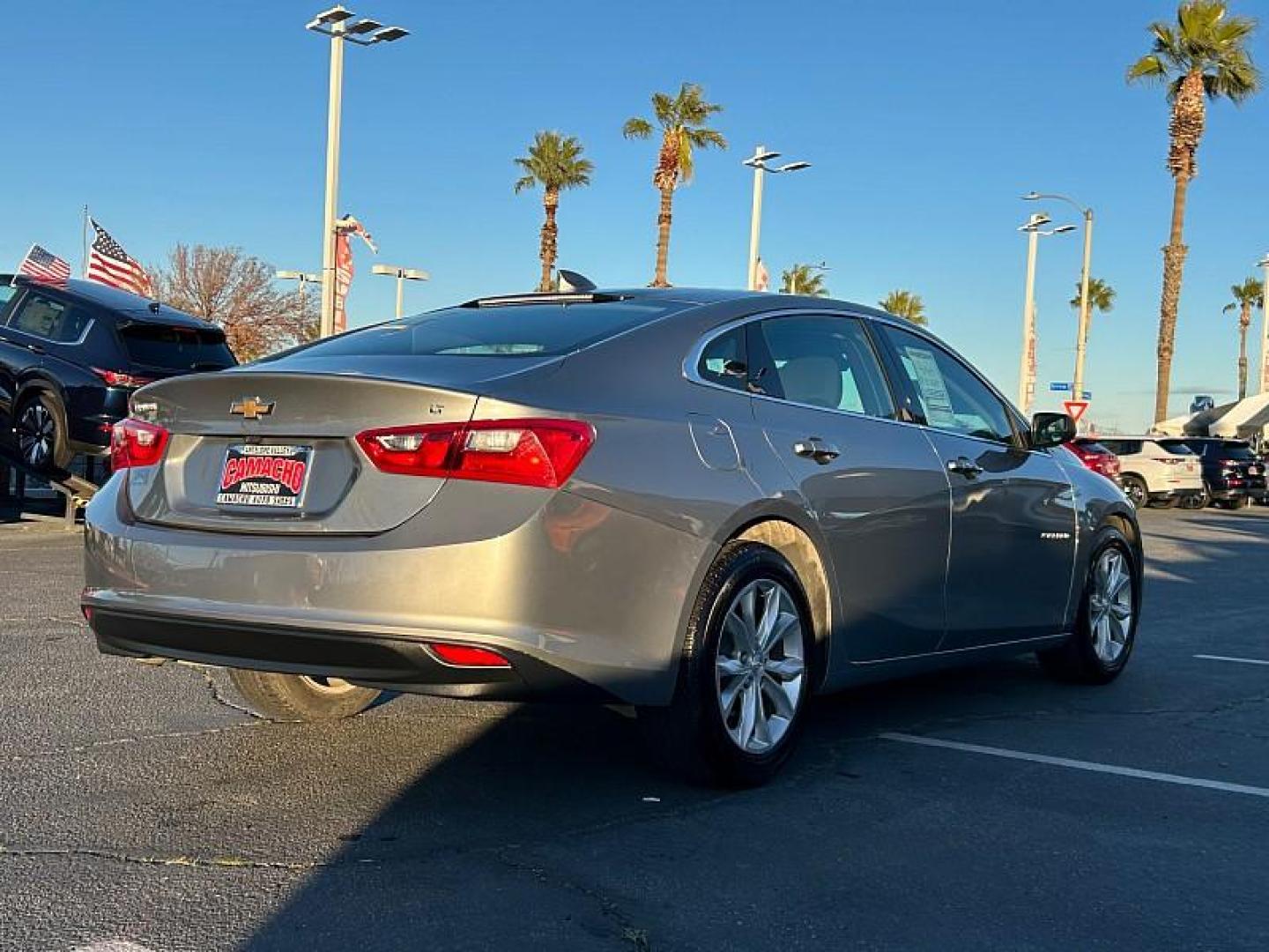 2023 GRAY Chevrolet Malibu (1G1ZD5ST2PF) with an 4-Cyl Turbo 1.5 Liter engine, Automatic CVT transmission, located at 412 Auto Vista Drive, Palmdale, 93551, (661) 945-0620, 34.592636, -118.136681 - Photo#9