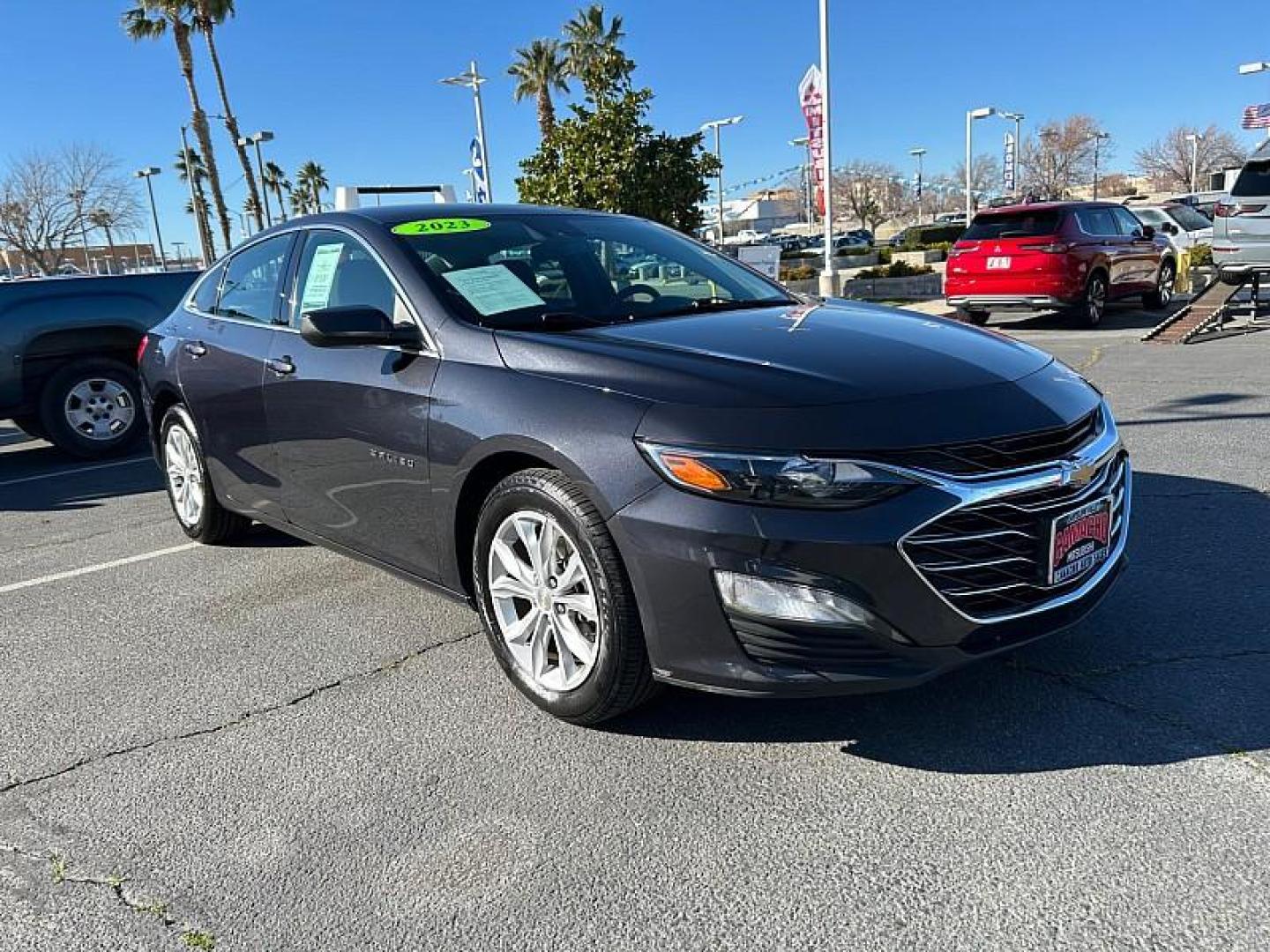 2023 GRAY Chevrolet Malibu (1G1ZD5ST9PF) with an 4-Cyl Turbo 1.5 Liter engine, Automatic CVT transmission, located at 412 Auto Vista Drive, Palmdale, 93551, (661) 945-0620, 34.592636, -118.136681- Photo#47