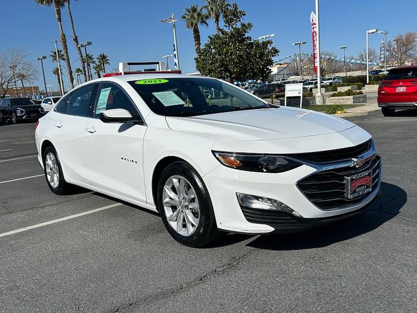 2023 WHITE Chevrolet Malibu (1G1ZD5ST7PF) with an 4-Cyl Turbo 1.5 Liter engine, Automatic CVT transmission, located at 412 Auto Vista Drive, Palmdale, 93551, (661) 945-0620, 34.592636, -118.136681- Photo#2