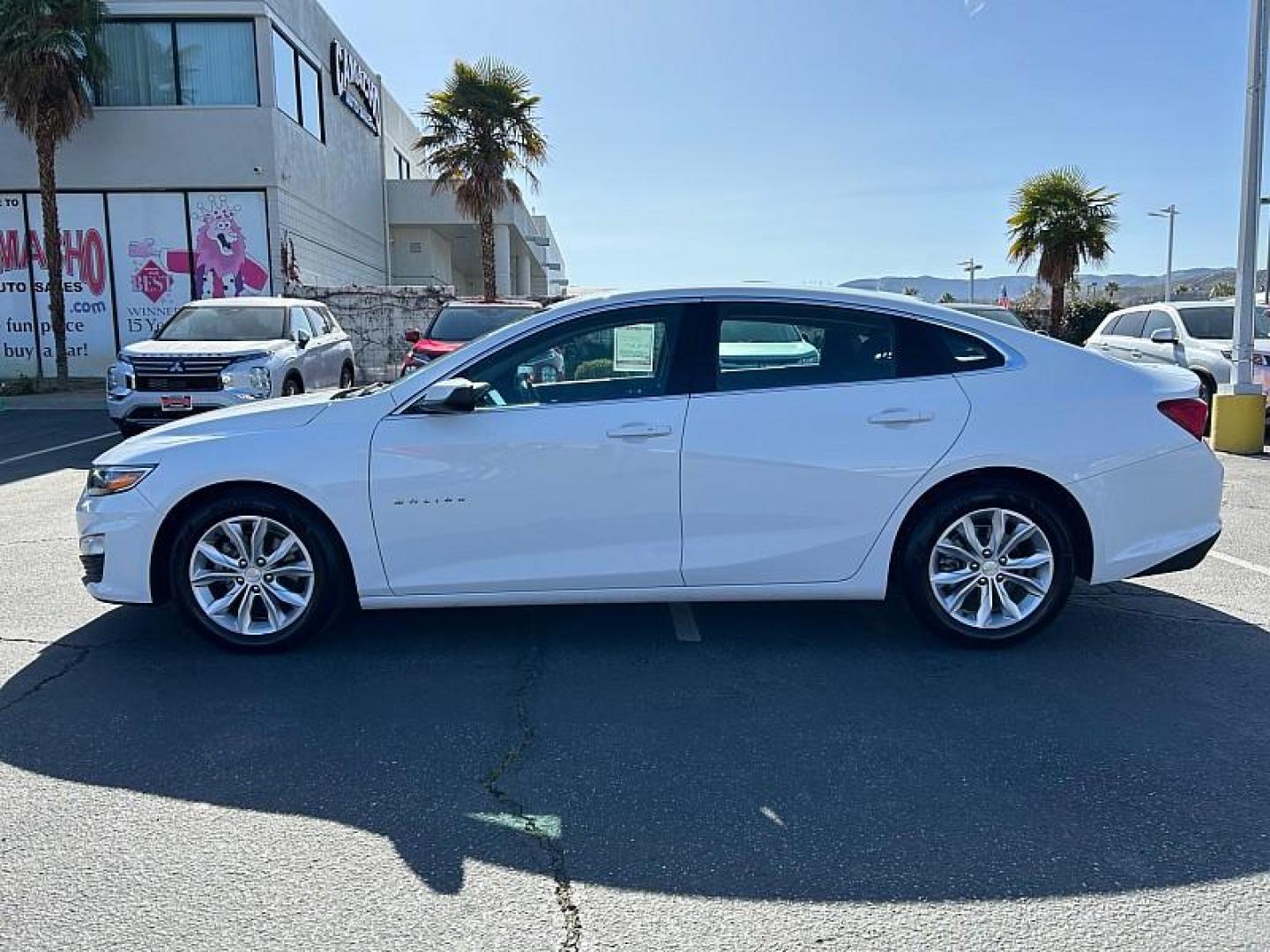 2023 WHITE Chevrolet Malibu (1G1ZD5ST7PF) with an 4-Cyl Turbo 1.5 Liter engine, Automatic CVT transmission, located at 412 Auto Vista Drive, Palmdale, 93551, (661) 945-0620, 34.592636, -118.136681- Photo#10