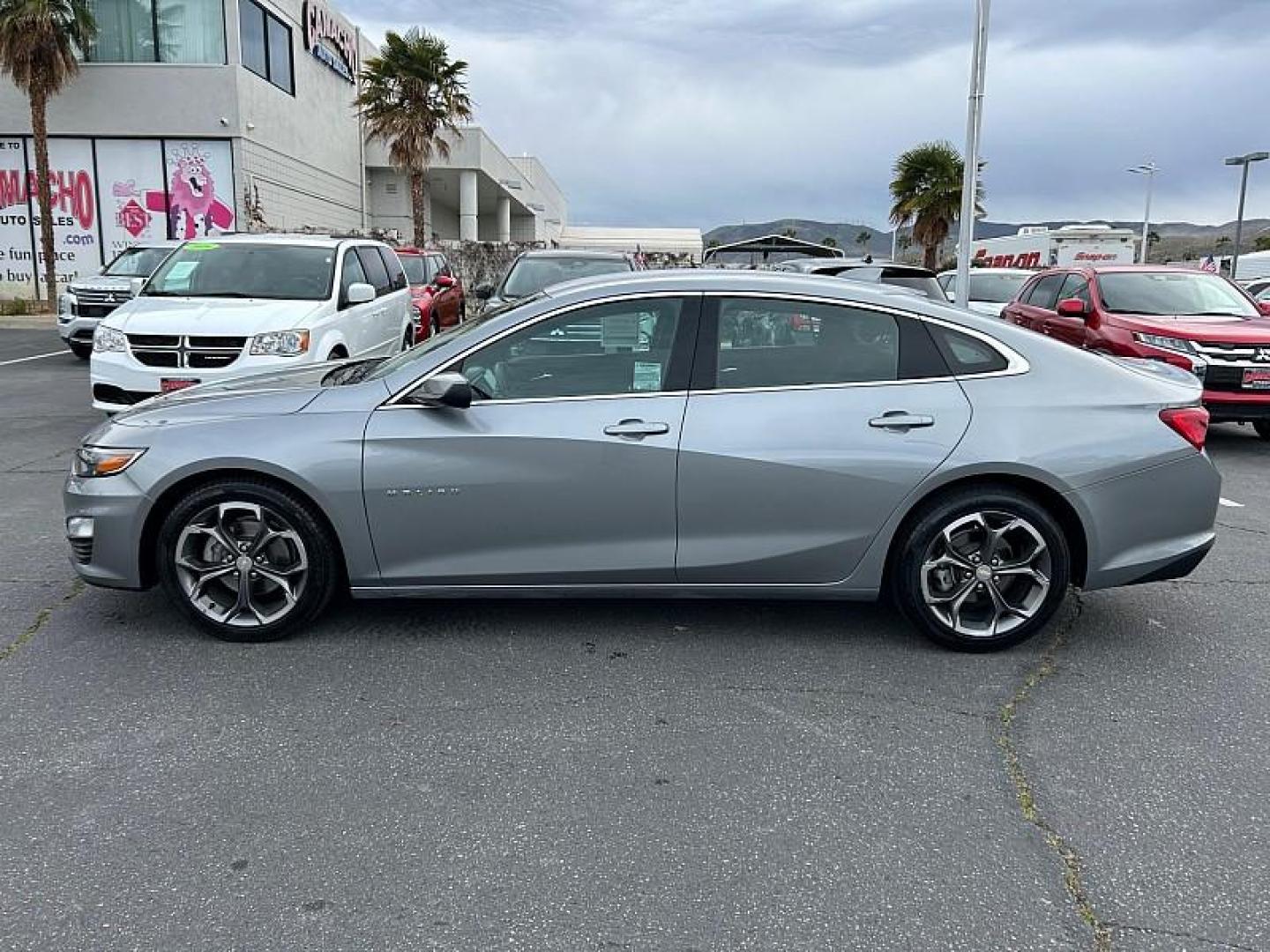 2023 GRAY Chevrolet Malibu (1G1ZD5ST7PF) with an 4-Cyl Turbo 1.5 Liter engine, Automatic CVT transmission, located at 412 Auto Vista Drive, Palmdale, 93551, (661) 945-0620, 34.592636, -118.136681 - Photo#1