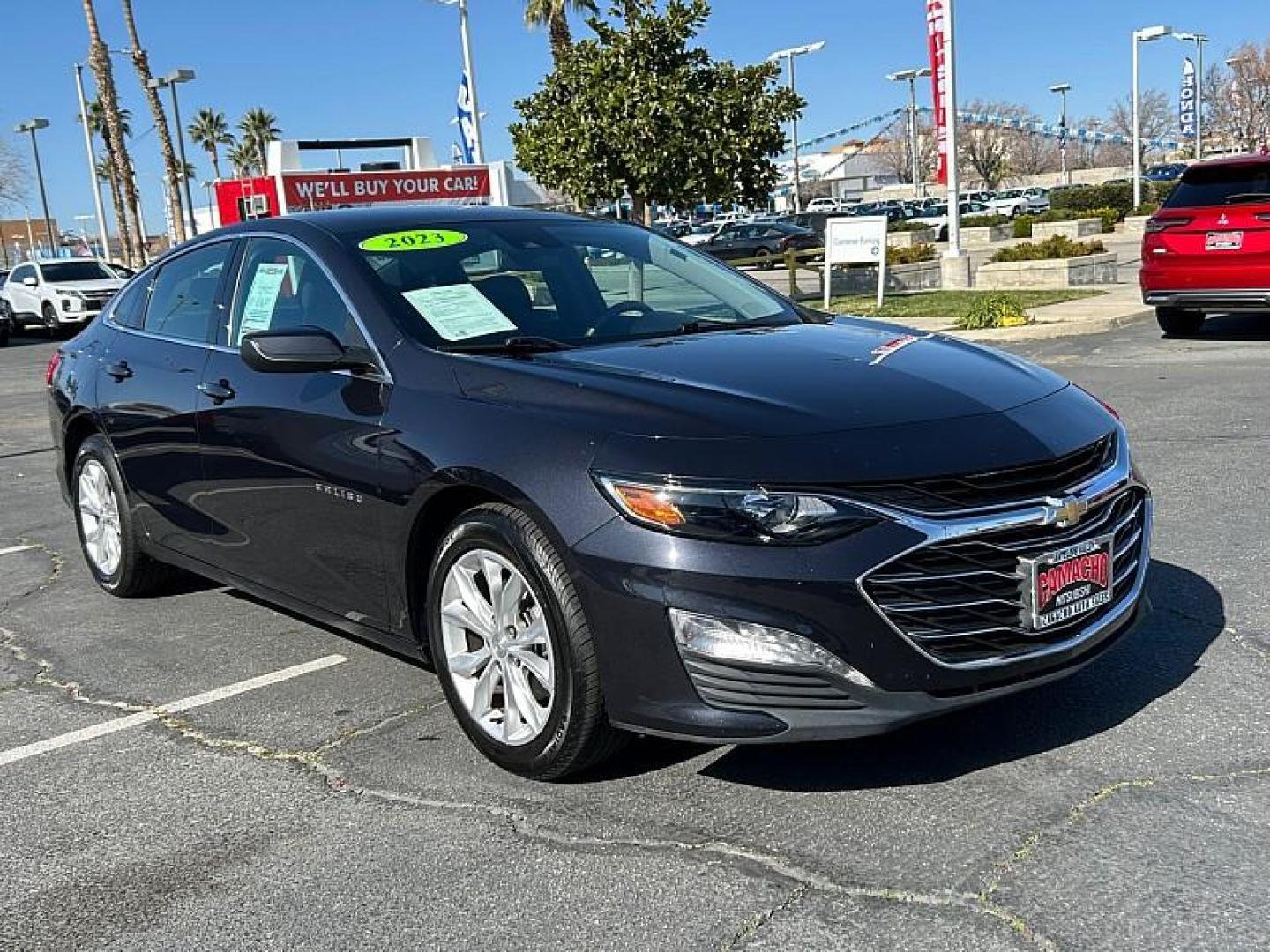 2023 GRAY Chevrolet Malibu (1G1ZD5STXPF) with an 4-Cyl Turbo 1.5 Liter engine, Automatic CVT transmission, located at 412 Auto Vista Drive, Palmdale, 93551, (661) 945-0620, 34.592636, -118.136681 - Photo#2