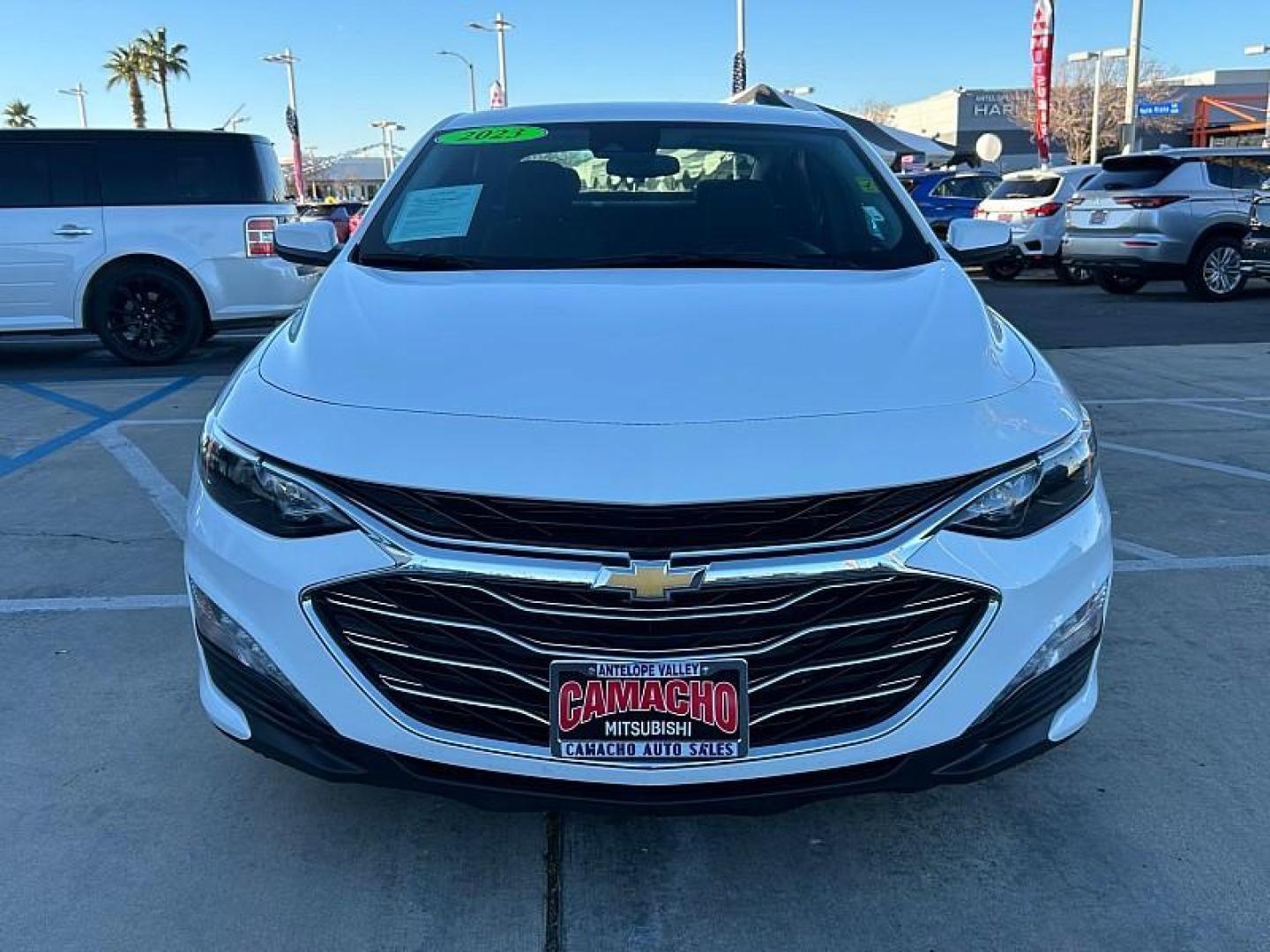 2023 WHITE Chevrolet Malibu (1G1ZD5ST2PF) with an 4-Cyl Turbo 1.5 Liter engine, Automatic CVT transmission, located at 412 Auto Vista Drive, Palmdale, 93551, (661) 945-0620, 34.592636, -118.136681- Photo#1
