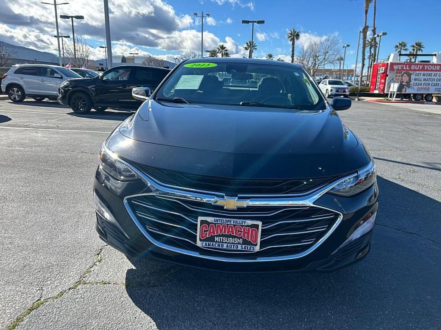 2023 GRAY Chevrolet Malibu (1G1ZD5STXPF) with an 4-Cyl Turbo 1.5 Liter engine, Automatic CVT transmission, located at 412 Auto Vista Drive, Palmdale, 93551, (661) 945-0620, 34.592636, -118.136681 - Photo#2
