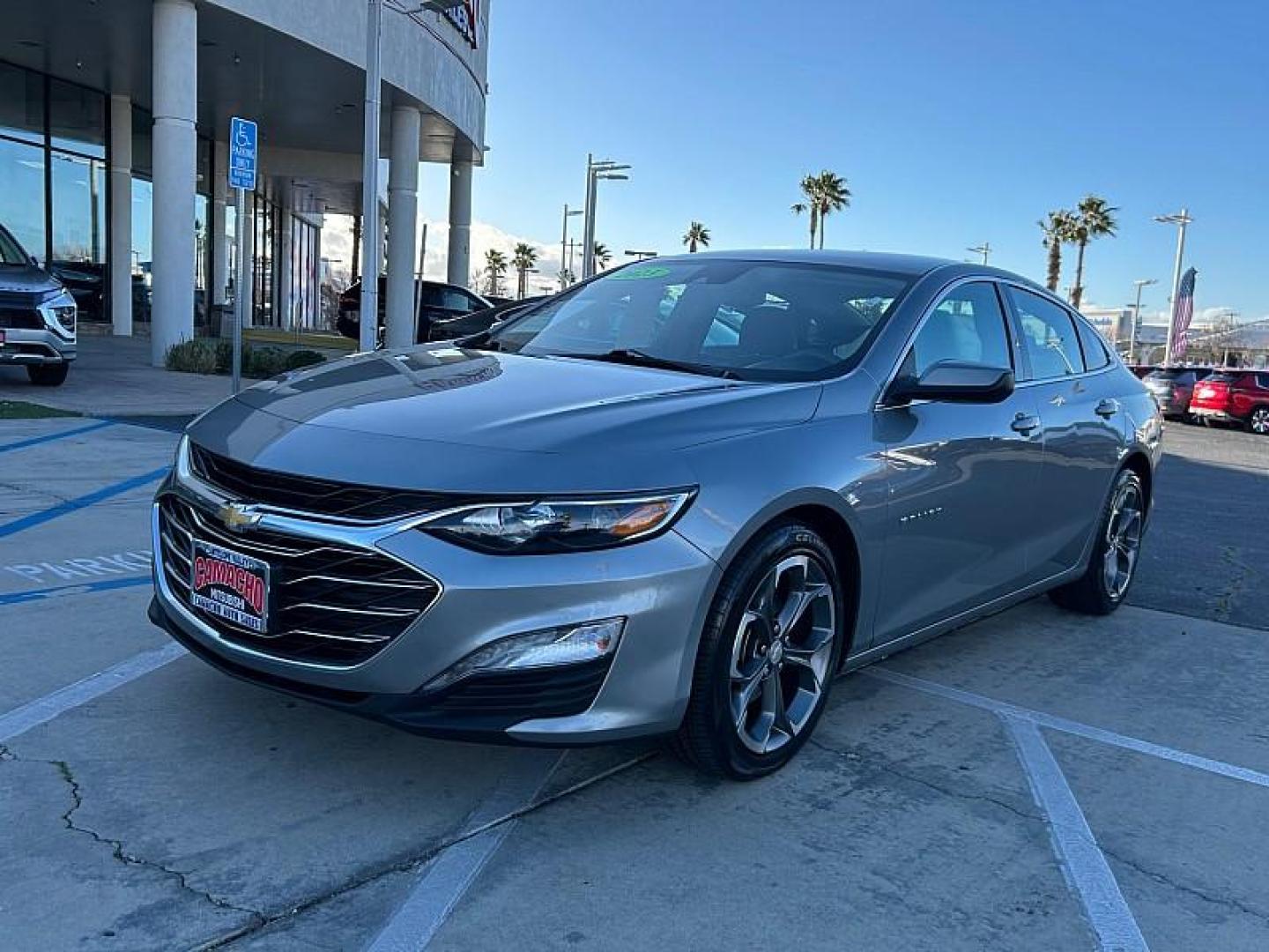 2023 GRAY Chevrolet Malibu (1G1ZD5ST2PF) with an 4-Cyl Turbo 1.5 Liter engine, Automatic CVT transmission, located at 412 Auto Vista Drive, Palmdale, 93551, (661) 945-0620, 34.592636, -118.136681 - Photo#9