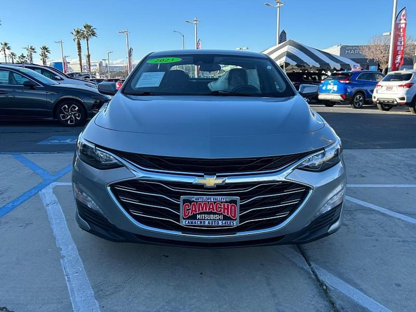 2023 GRAY Chevrolet Malibu (1G1ZD5ST2PF) with an 4-Cyl Turbo 1.5 Liter engine, Automatic CVT transmission, located at 412 Auto Vista Drive, Palmdale, 93551, (661) 945-0620, 34.592636, -118.136681 - Photo#10