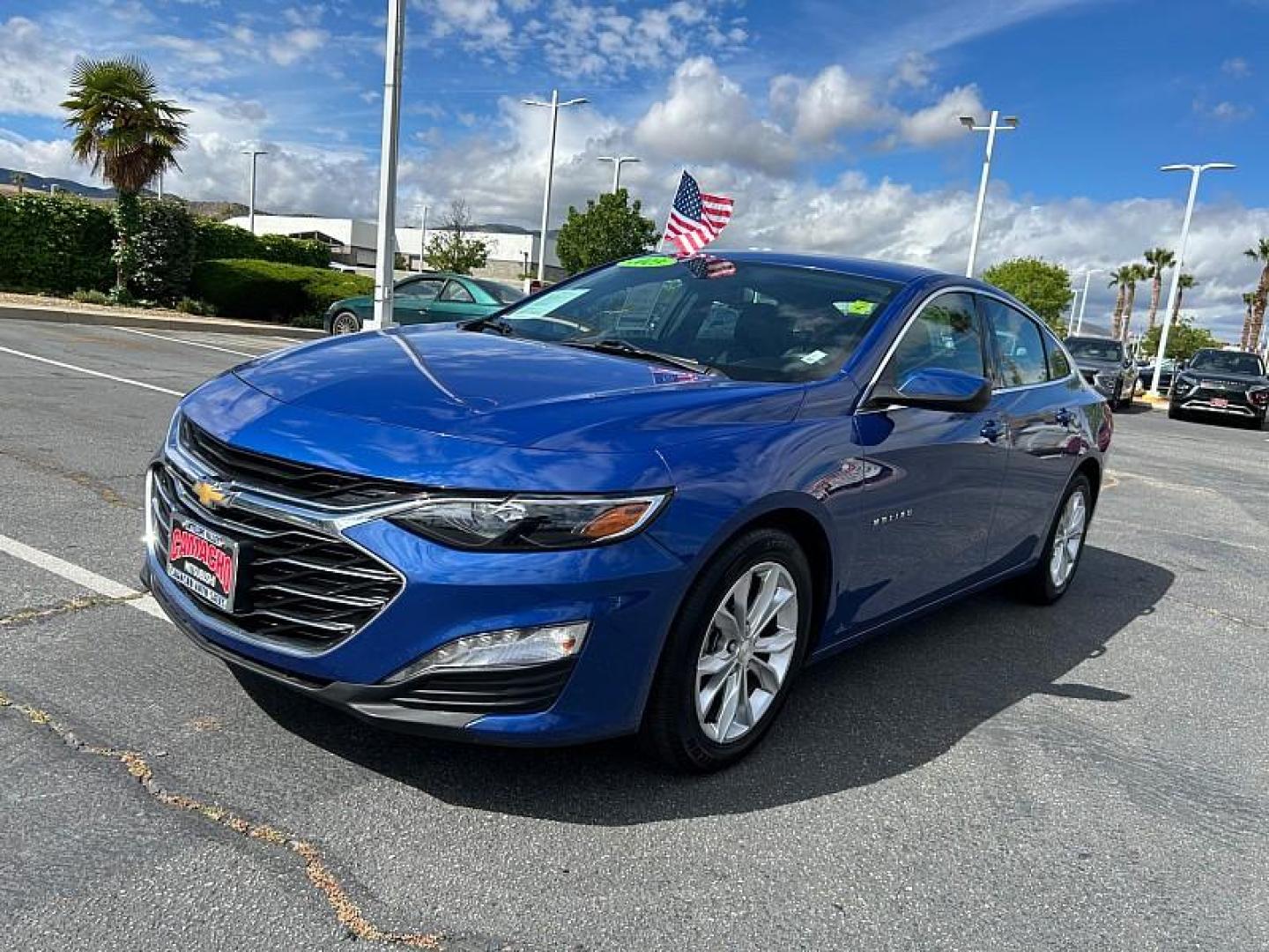 2023 BLUE Chevrolet Malibu (1G1ZD5ST0PF) with an 4-Cyl Turbo 1.5 Liter engine, Automatic CVT transmission, located at 412 Auto Vista Drive, Palmdale, 93551, (661) 945-0620, 34.592636, -118.136681 - Photo#7