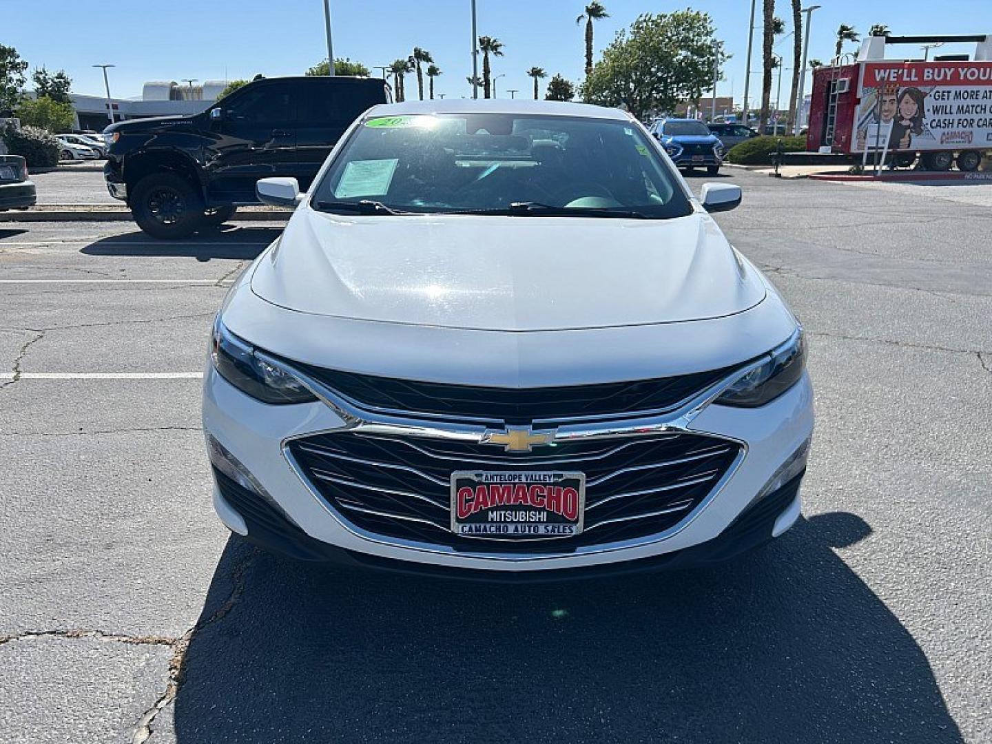 2023 WHITE Chevrolet Malibu (1G1ZD5ST7PF) with an 4-Cyl Turbo 1.5 Liter engine, Automatic CVT transmission, located at 412 Auto Vista Drive, Palmdale, 93551, (661) 945-0620, 34.592636, -118.136681 - Photo#2