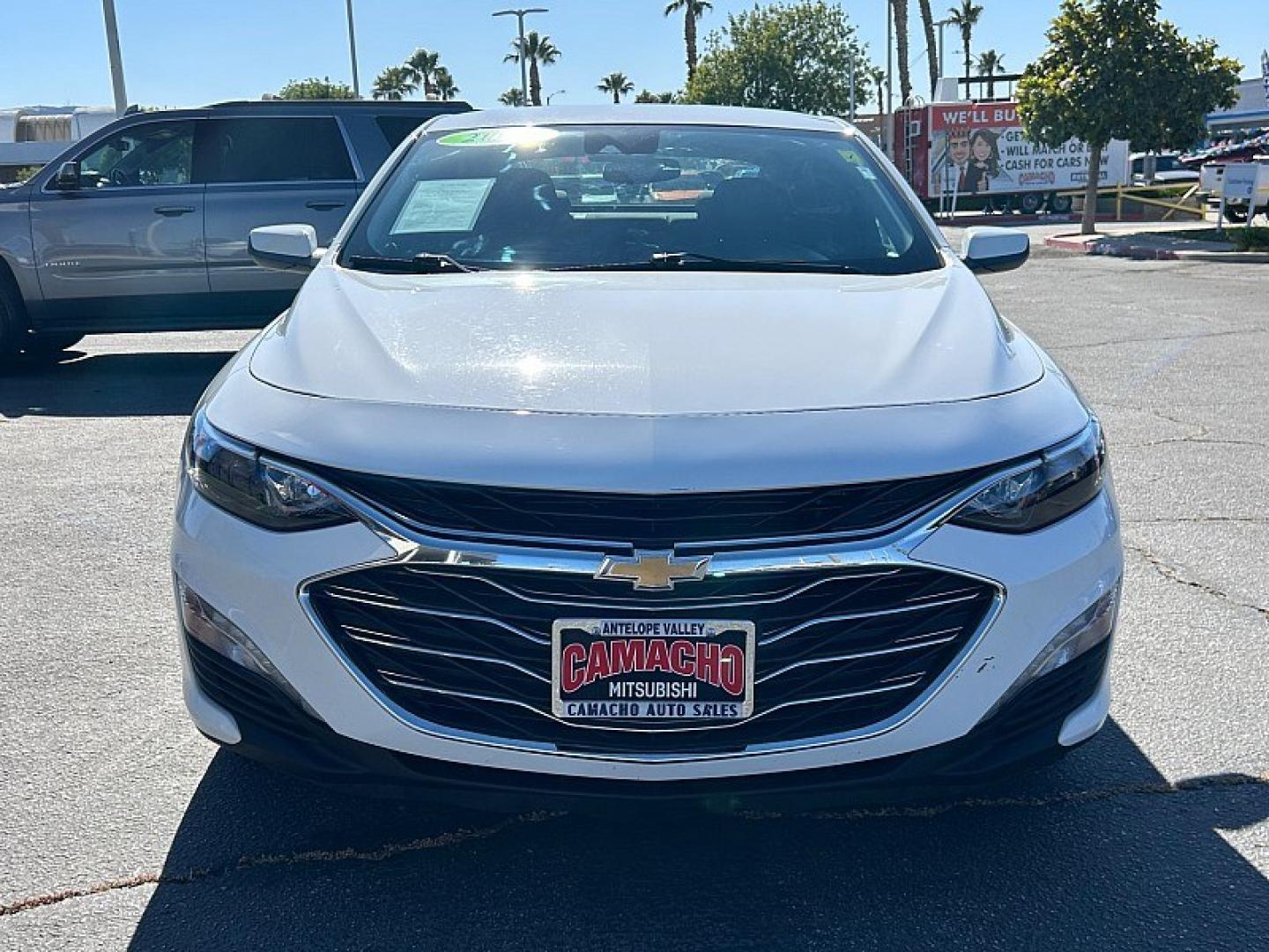 2023 WHITE Chevrolet Malibu (1G1ZD5ST9PF) with an 4-Cyl Turbo 1.5 Liter engine, Automatic CVT transmission, located at 412 Auto Vista Drive, Palmdale, 93551, (661) 945-0620, 34.592636, -118.136681- Photo#1