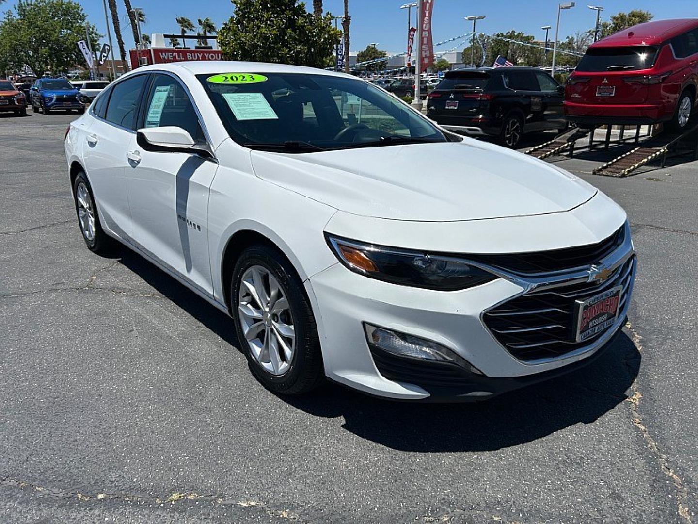 2023 WHITE Chevrolet Malibu (1G1ZD5ST6PF) with an 4-Cyl Turbo 1.5 Liter engine, Automatic CVT transmission, located at 412 Auto Vista Drive, Palmdale, 93551, (661) 945-0620, 34.592636, -118.136681 - Photo#1