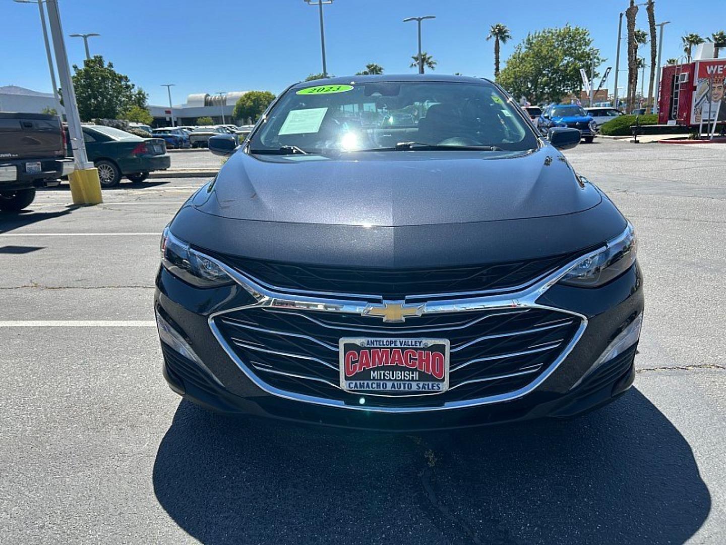 2023 BLACK Chevrolet Malibu (1G1ZD5ST5PF) with an 4-Cyl Turbo 1.5 Liter engine, Automatic CVT transmission, located at 412 Auto Vista Drive, Palmdale, 93551, (661) 945-0620, 34.592636, -118.136681- Photo#1