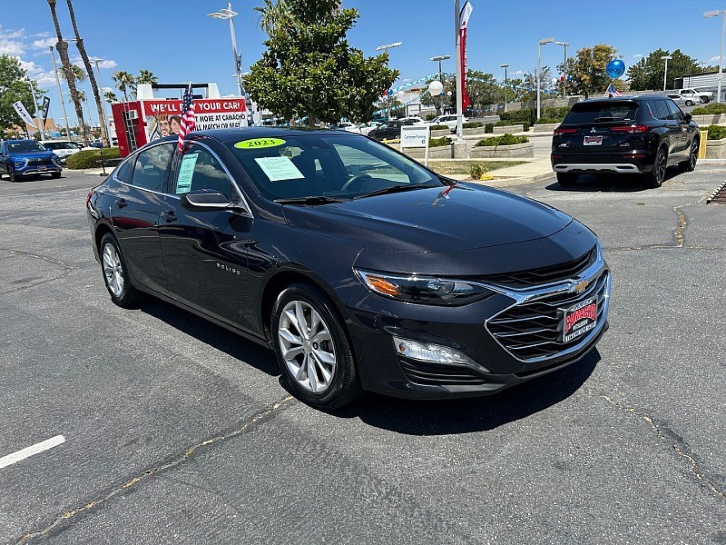 2023 Gray Chevrolet Malibu (1G1ZD5ST1PF) with an 4-Cyl Turbo 1.5 Liter engine, Automatic CVT transmission, located at 412 Auto Vista Drive, Palmdale, 93551, (661) 945-0620, 34.592636, -118.136681- Photo#0