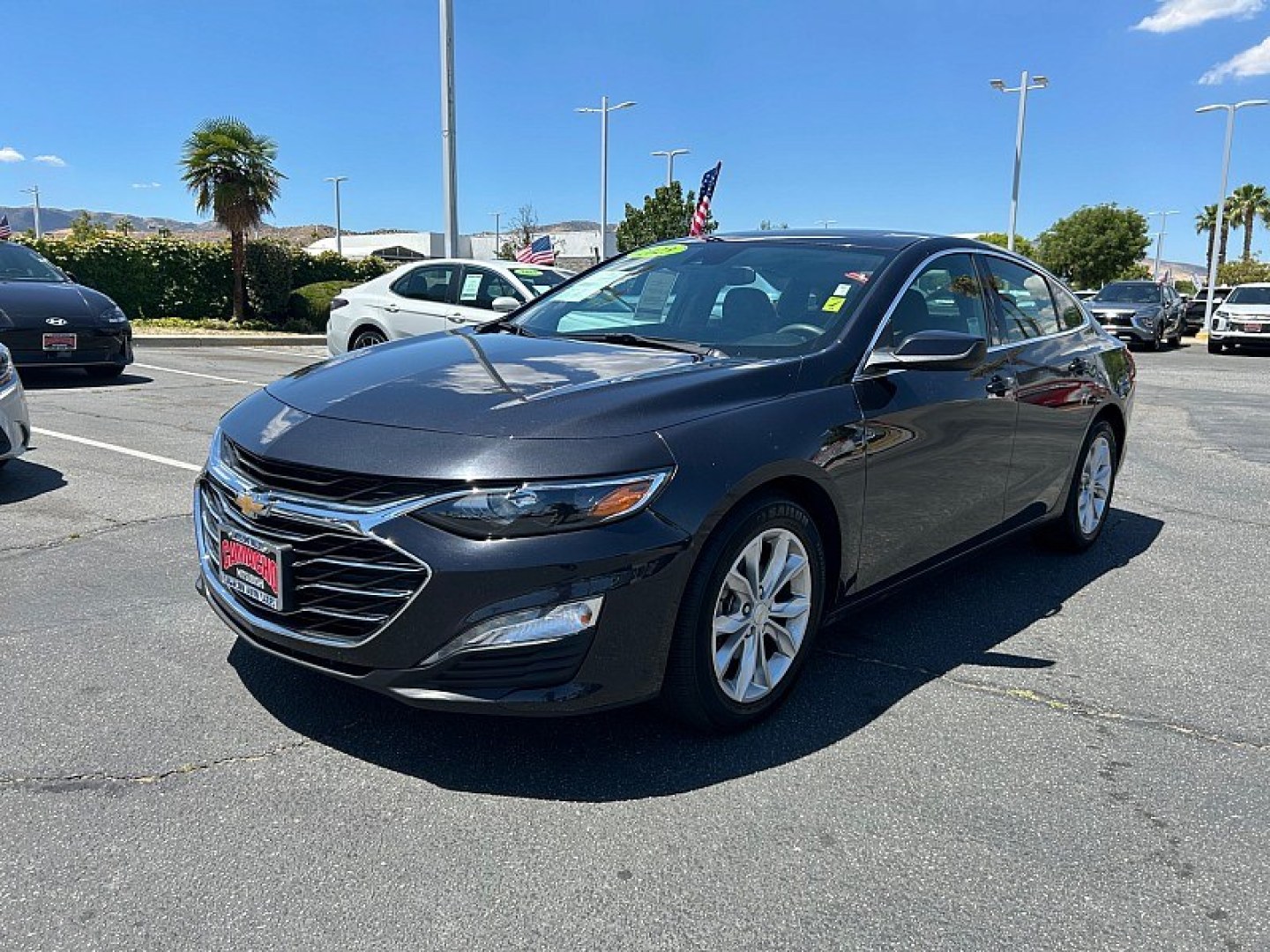 2023 Gray Chevrolet Malibu (1G1ZD5ST1PF) with an 4-Cyl Turbo 1.5 Liter engine, Automatic CVT transmission, located at 412 Auto Vista Drive, Palmdale, 93551, (661) 945-0620, 34.592636, -118.136681- Photo#2