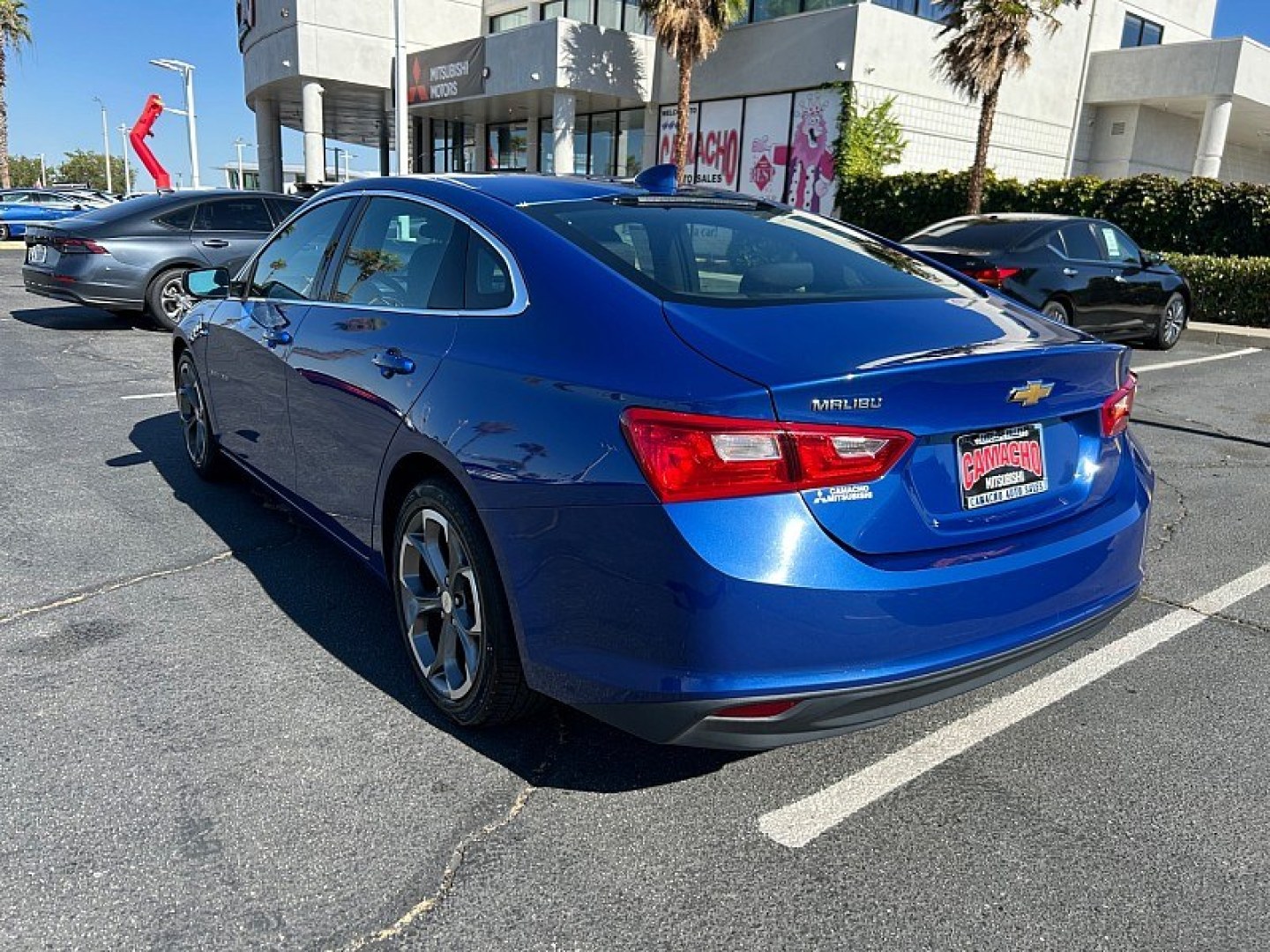 2023 Blue Chevrolet Malibu (1G1ZD5ST1PF) with an 4-Cyl Turbo 1.5 Liter engine, Automatic CVT transmission, located at 412 Auto Vista Drive, Palmdale, 93551, (661) 945-0620, 34.592636, -118.136681- Photo#5