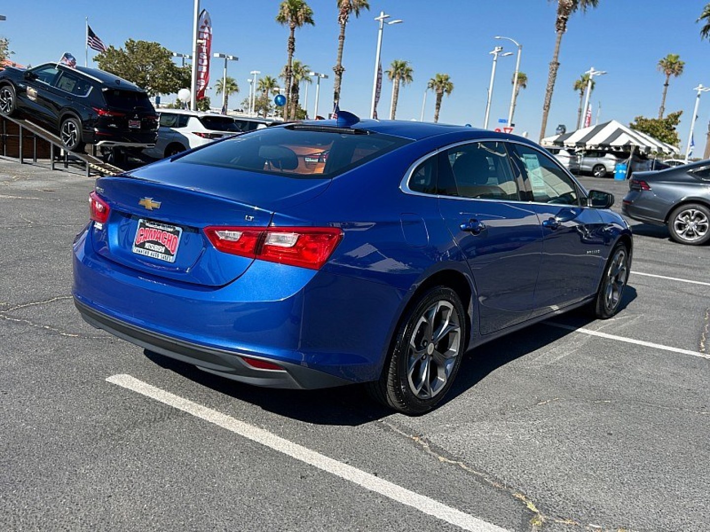 2023 Blue Chevrolet Malibu (1G1ZD5ST1PF) with an 4-Cyl Turbo 1.5 Liter engine, Automatic CVT transmission, located at 412 Auto Vista Drive, Palmdale, 93551, (661) 945-0620, 34.592636, -118.136681- Photo#7