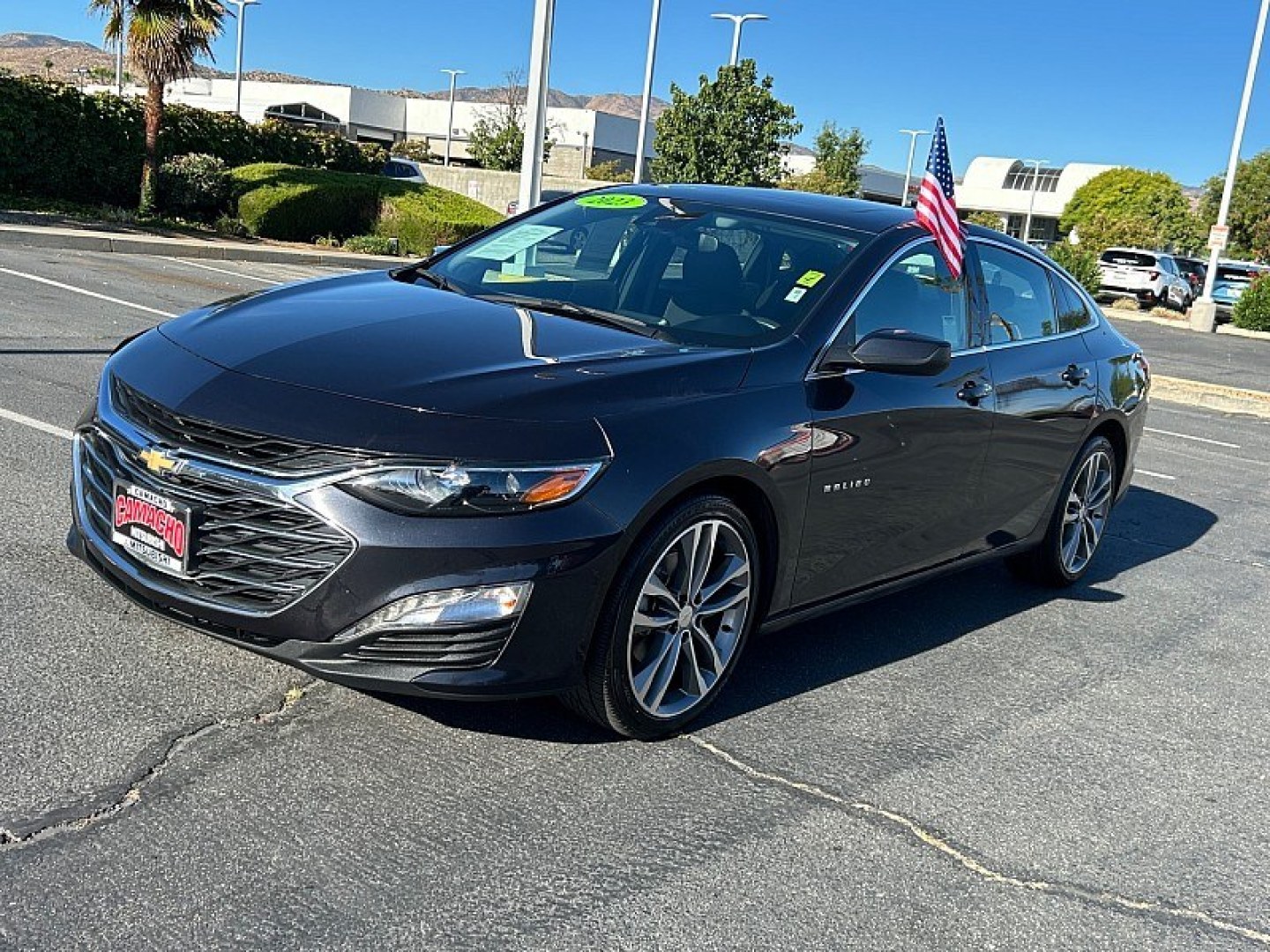 2023 Gray Chevrolet Malibu (1G1ZD5ST5PF) with an 4-Cyl Turbo 1.5 Liter engine, Automatic CVT transmission, located at 412 Auto Vista Drive, Palmdale, 93551, (661) 945-0620, 34.592636, -118.136681- Photo#4