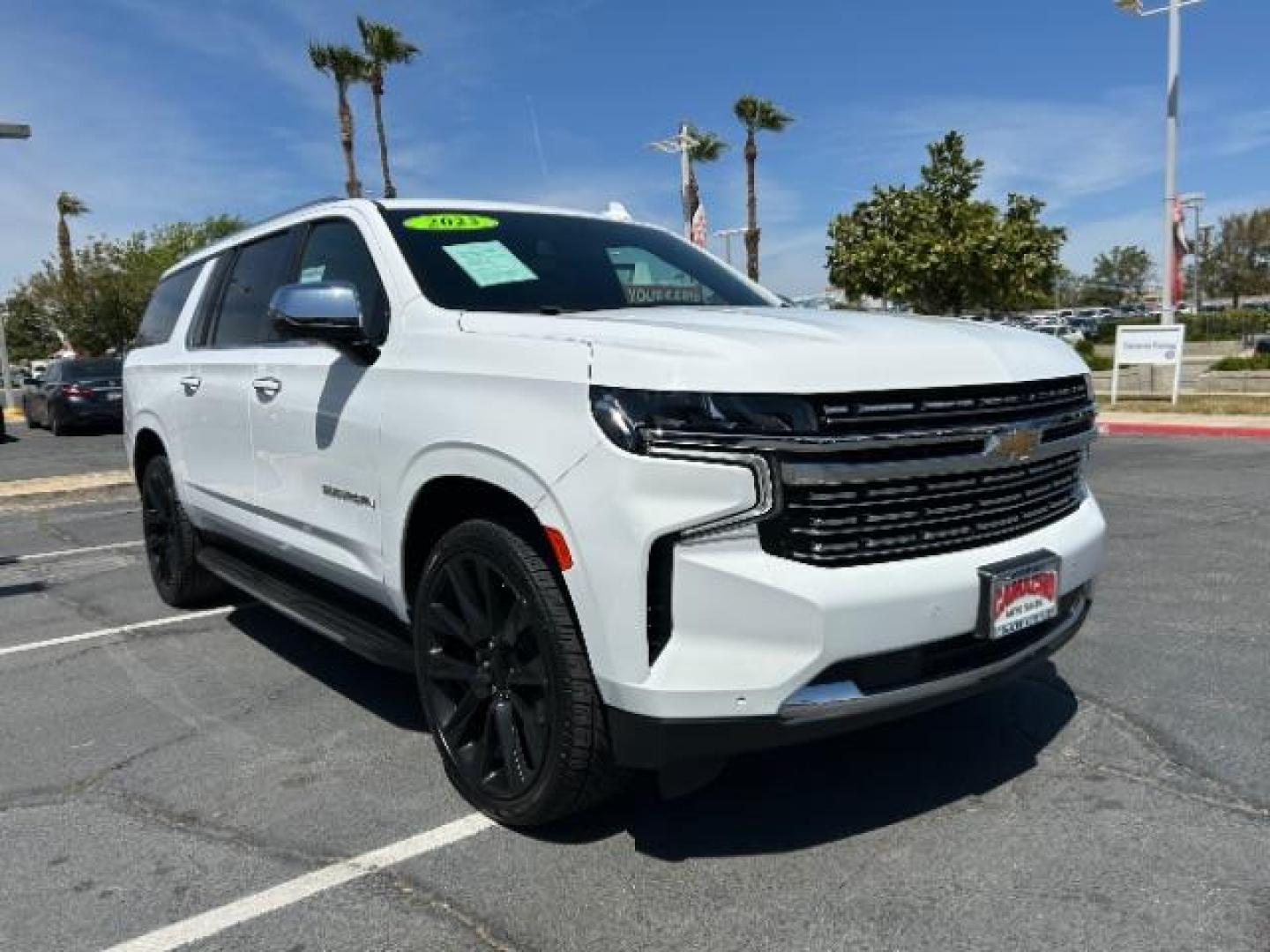 2023 WHITE Chevrolet Suburban (1GNSCFKD2PR) with an 8-Cyl 5.3 Liter engine, Automatic 10-Spd w/Overdrive transmission, located at 412 Auto Vista Drive, Palmdale, 93551, (661) 945-0620, 34.592636, -118.136681 - Photo#0