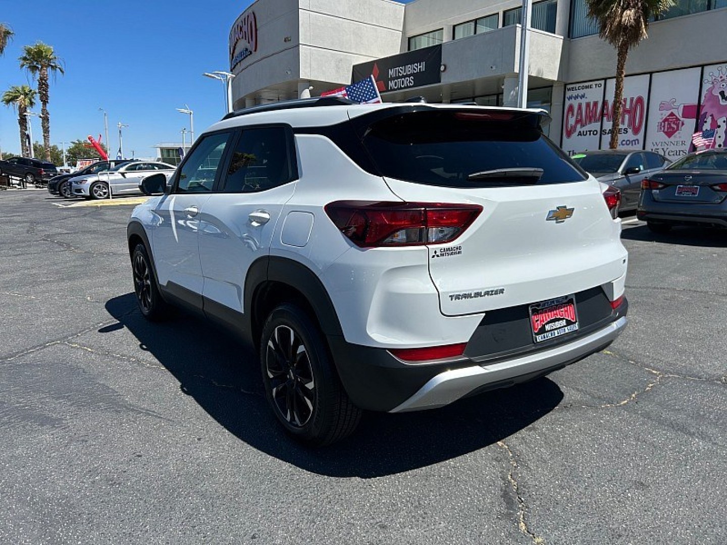 2023 WHITE Chevrolet Trailblazer (KL79MPS28PB) with an 4-Cyl 1.2 Liter engine, Automatic CVT transmission, located at 412 Auto Vista Drive, Palmdale, 93551, (661) 945-0620, 34.592636, -118.136681- Photo#6