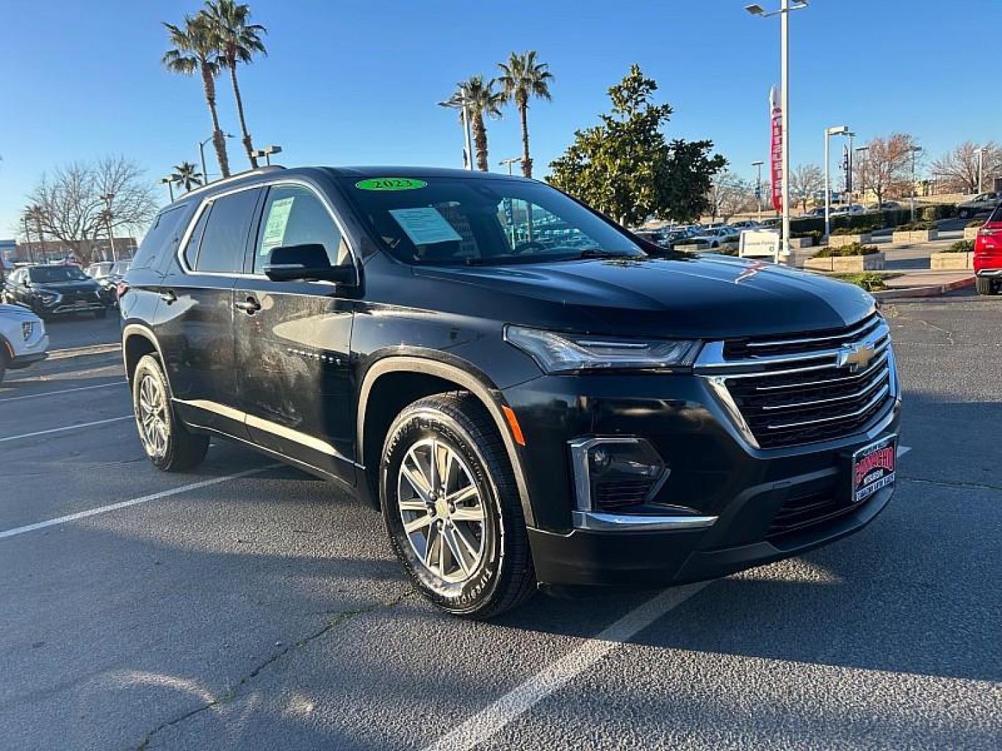 2023 BLACK Chevrolet Traverse (1GNERGKW7PJ) with an V6 3.6 Liter engine, Automatic 9-Spd transmission, located at 412 Auto Vista Drive, Palmdale, 93551, (661) 945-0620, 34.592636, -118.136681 - Photo#0