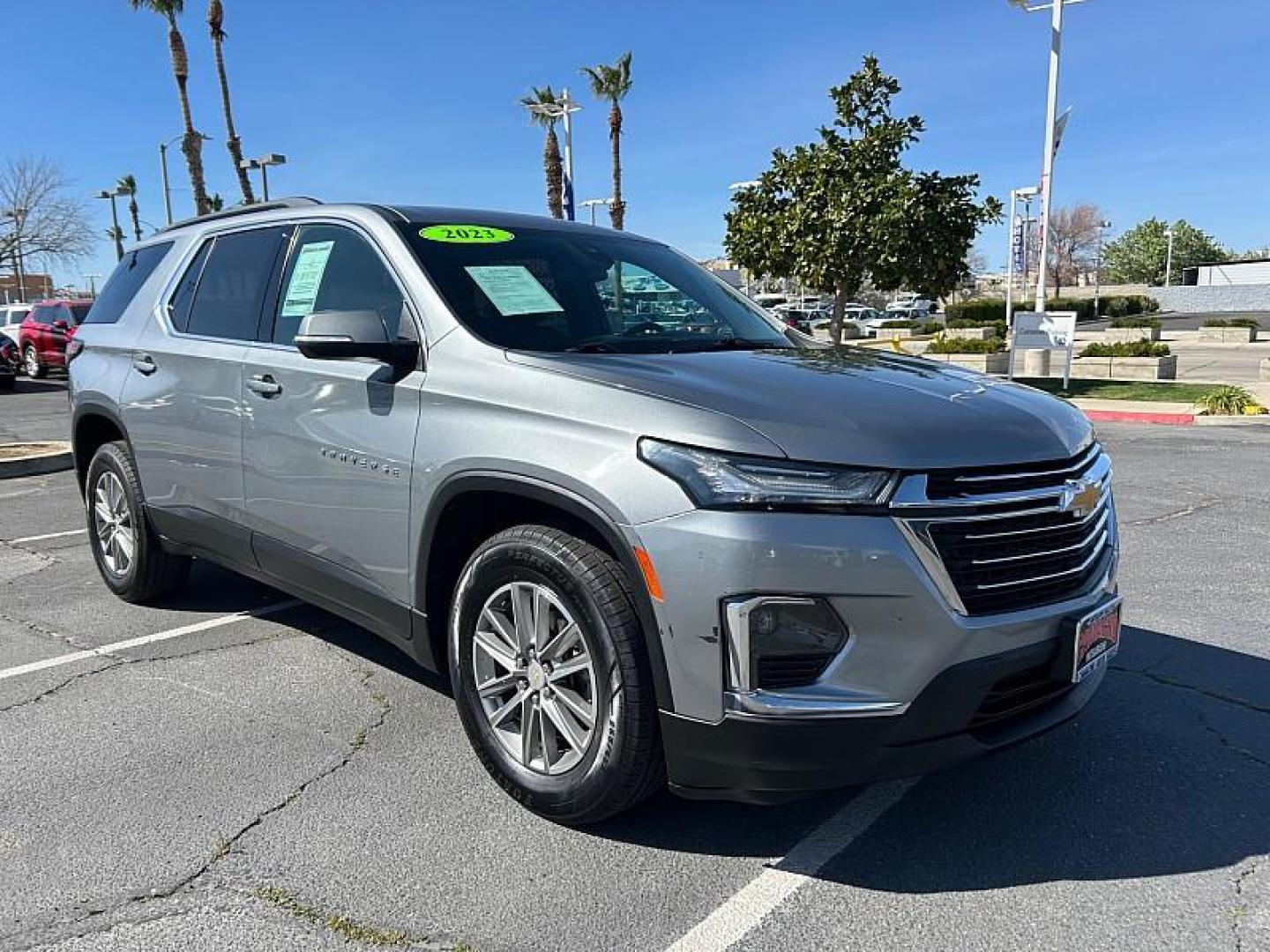 2023 GRAY Chevrolet Traverse (1GNEVGKW2PJ) with an V6 3.6 Liter engine, Automatic 9-Spd transmission, located at 412 Auto Vista Drive, Palmdale, 93551, (661) 945-0620, 34.592636, -118.136681 - Photo#0
