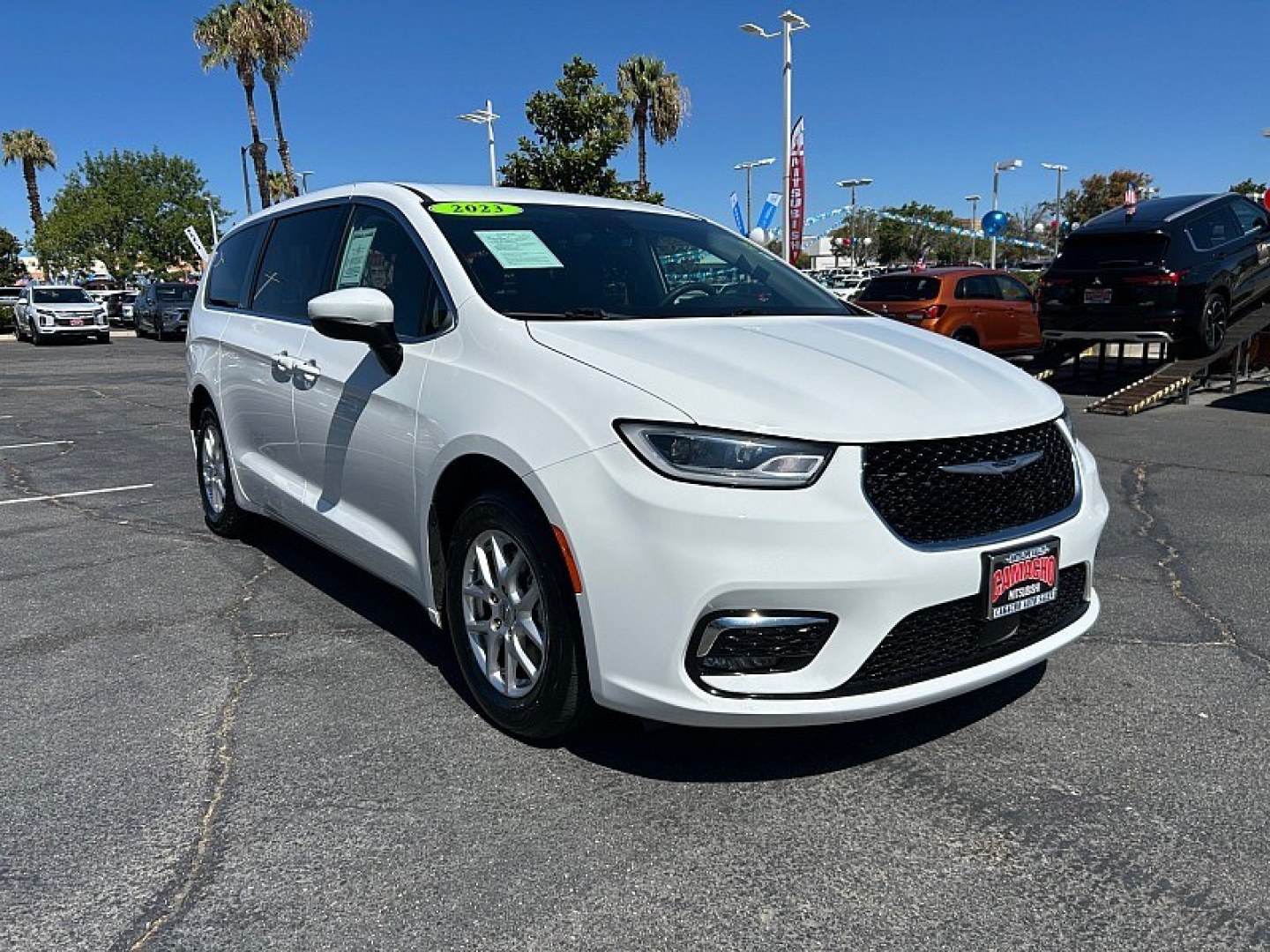2023 White Chrysler Pacifica (2C4RC1BGXPR) with an V6 3.6 Liter engine, Automatic 9-Spd transmission, located at 412 Auto Vista Drive, Palmdale, 93551, (661) 945-0620, 34.592636, -118.136681- Photo#0